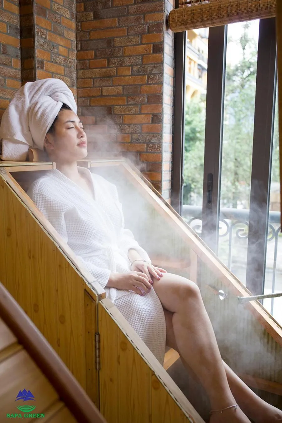 Steam room in Sapa Green Hotel