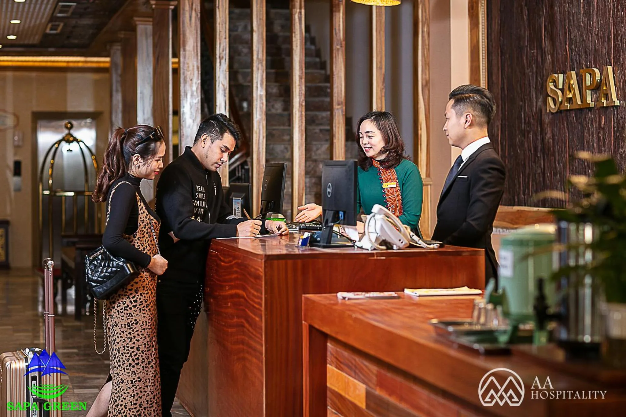 Lobby or reception in Sapa Green Hotel
