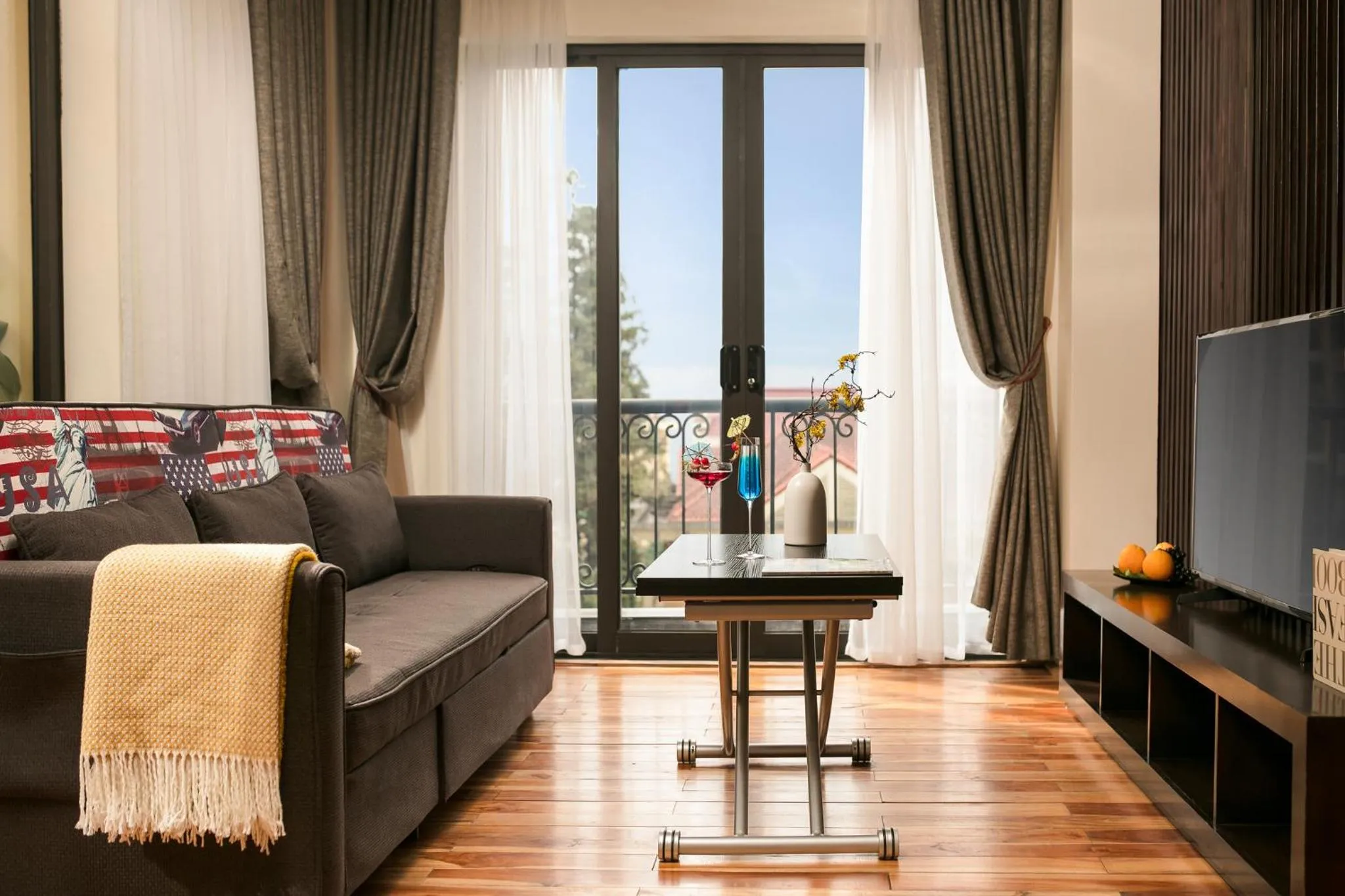 Seating area in Sapa Green Hotel