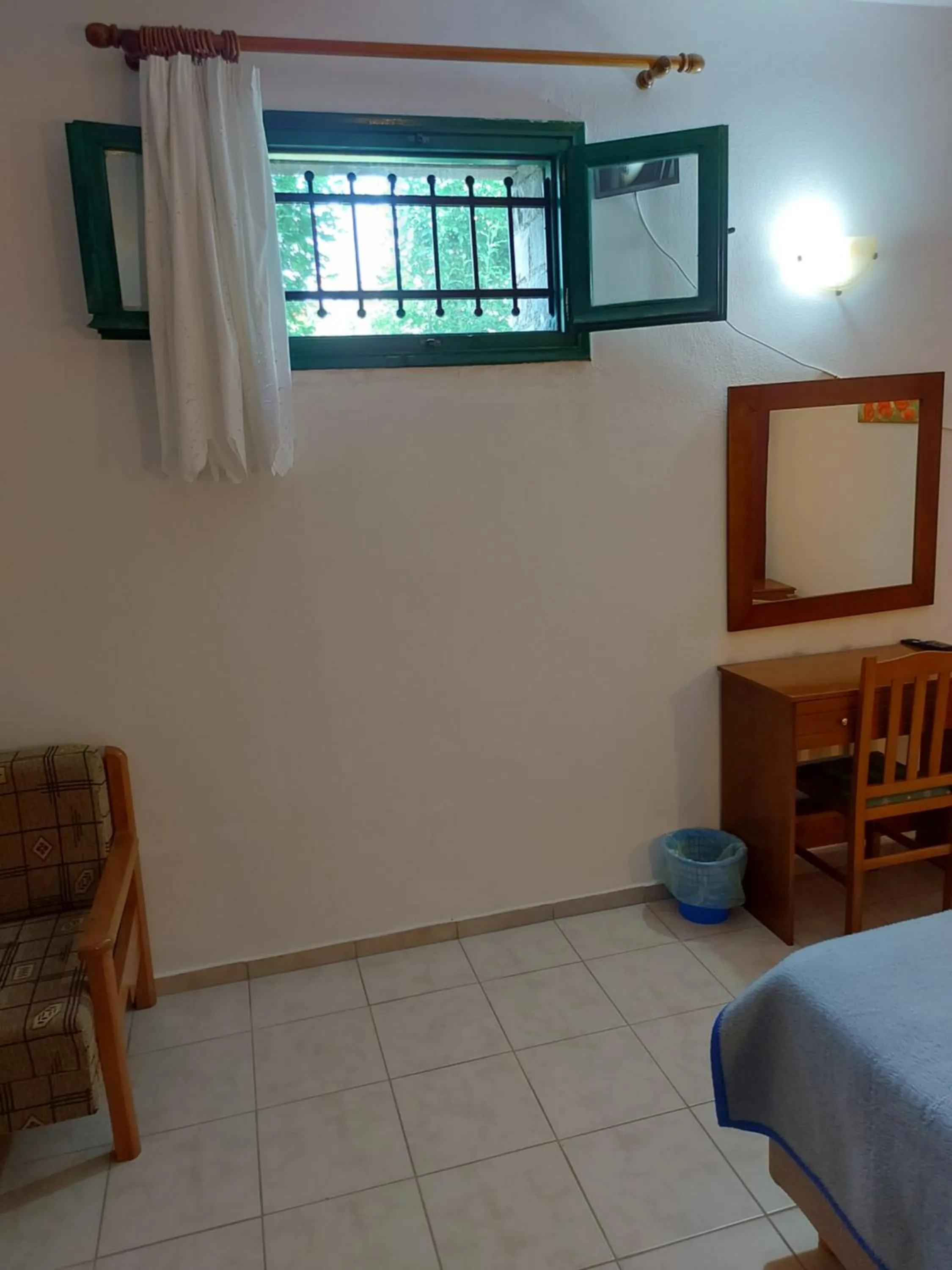 Bed in Hotel Spiridoula