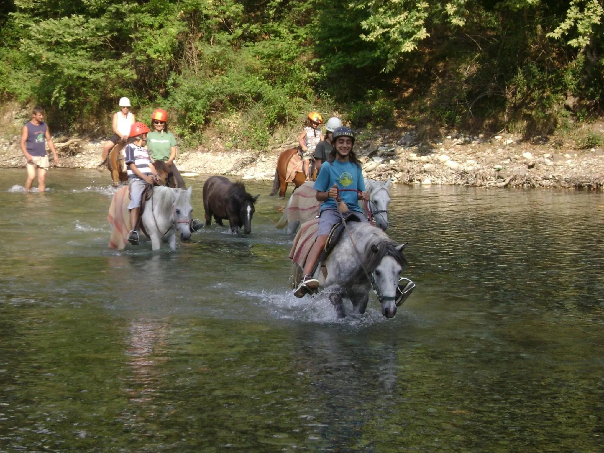 Horse-riding in Hotel Spiridoula