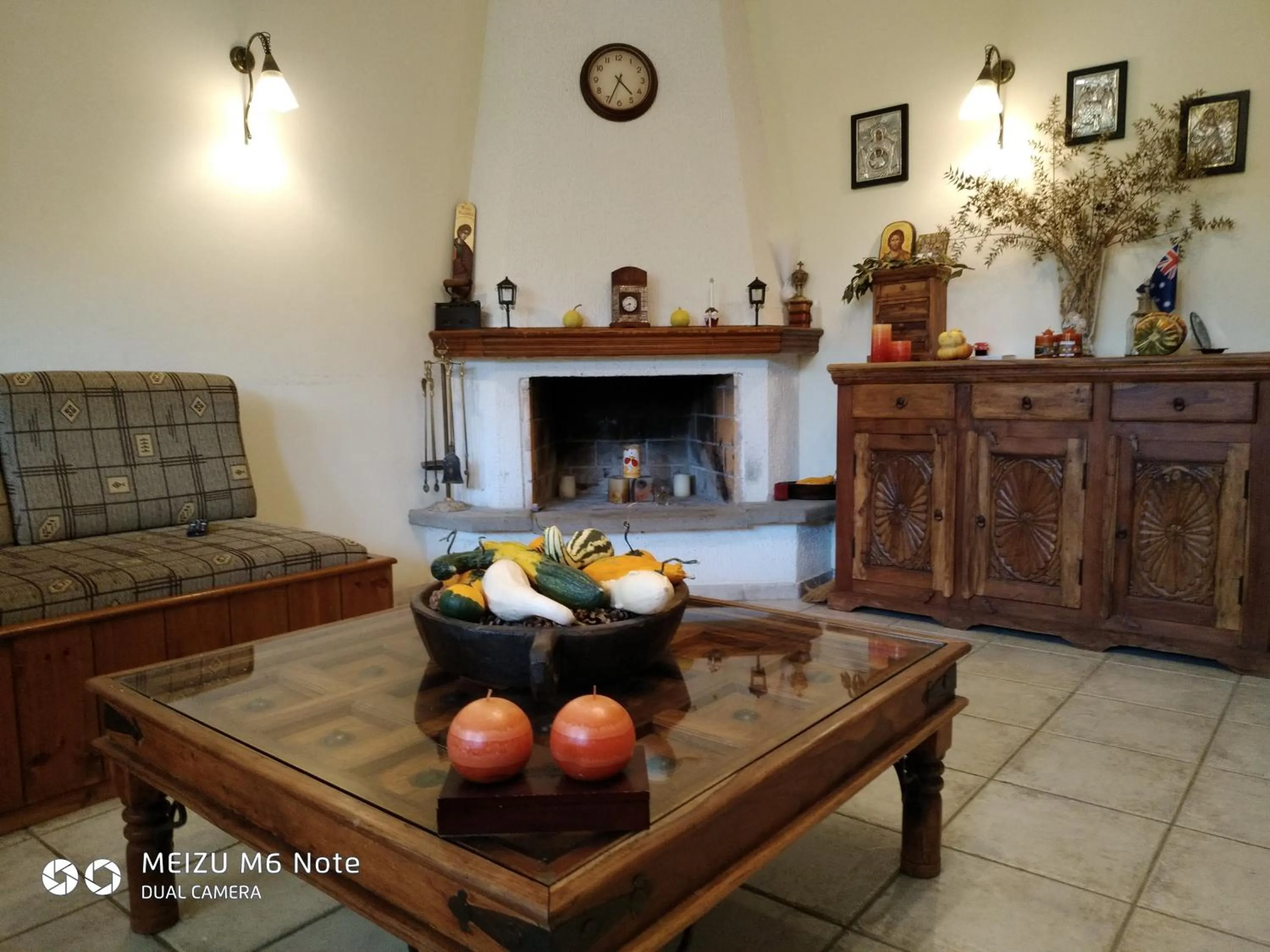 Seating area in Hotel Spiridoula