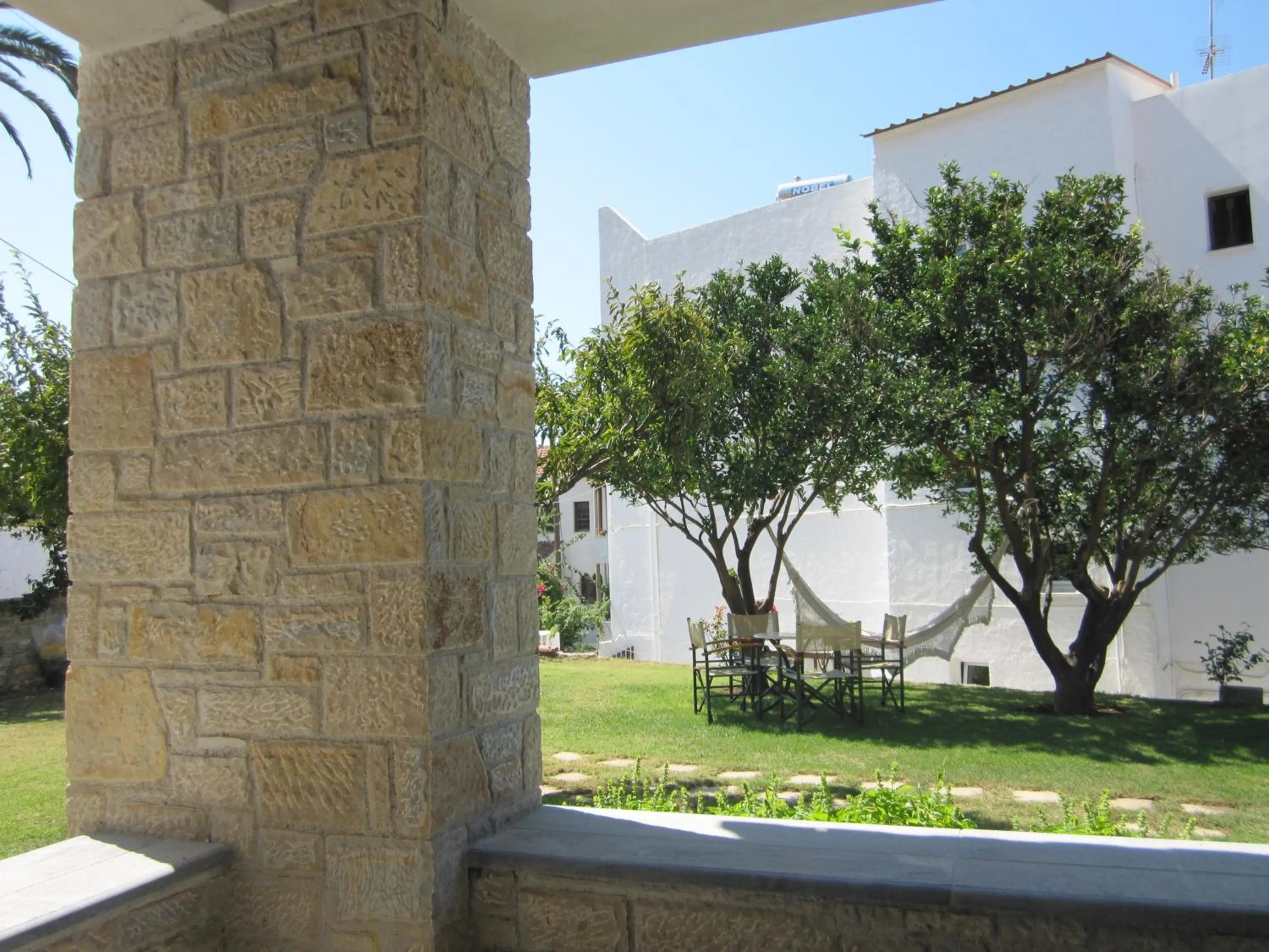 Garden in Scorpios Hotel & Suites