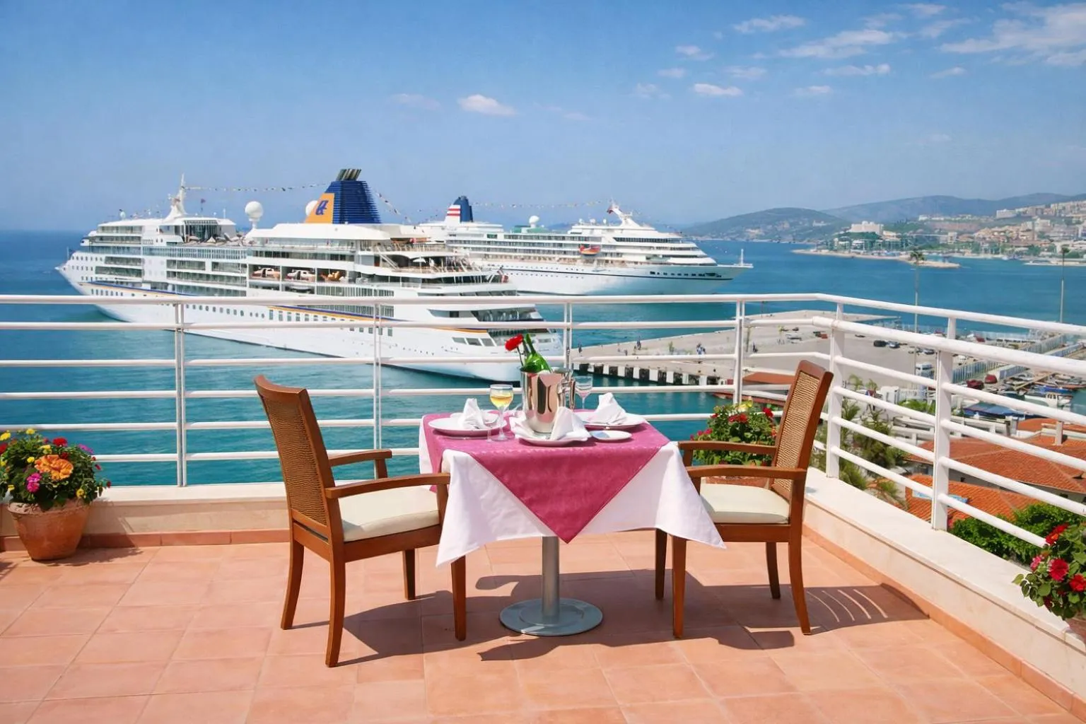 Balcony/Terrace in Kayhanbey Hotel