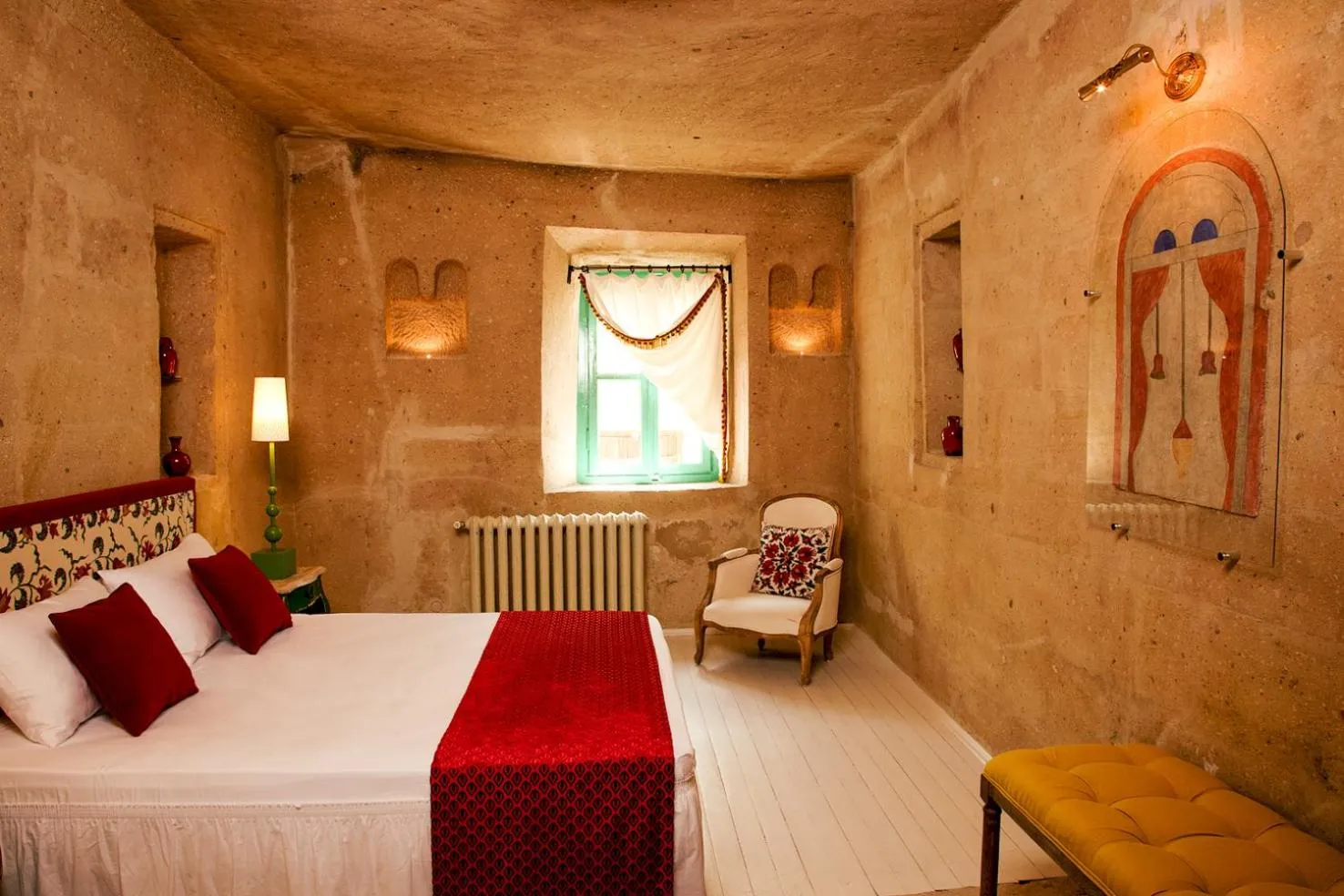 Bedroom, Bed in Hezen Cave Hotel