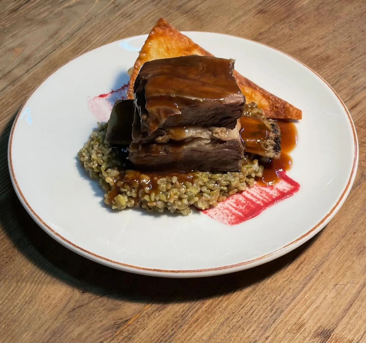 Food close-up in Hezen Cave Hotel