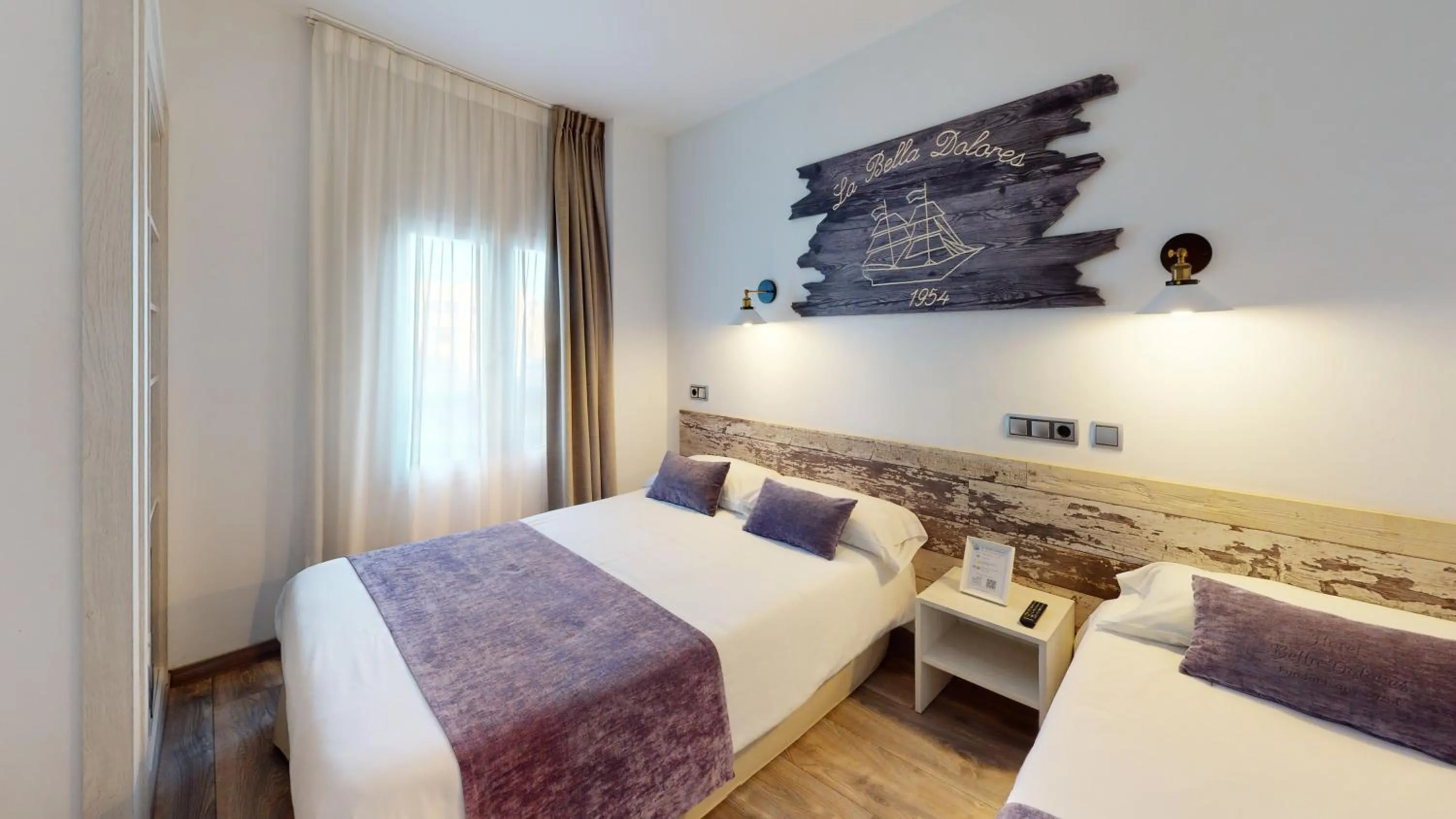 Bed in Hotel Bella Dolores