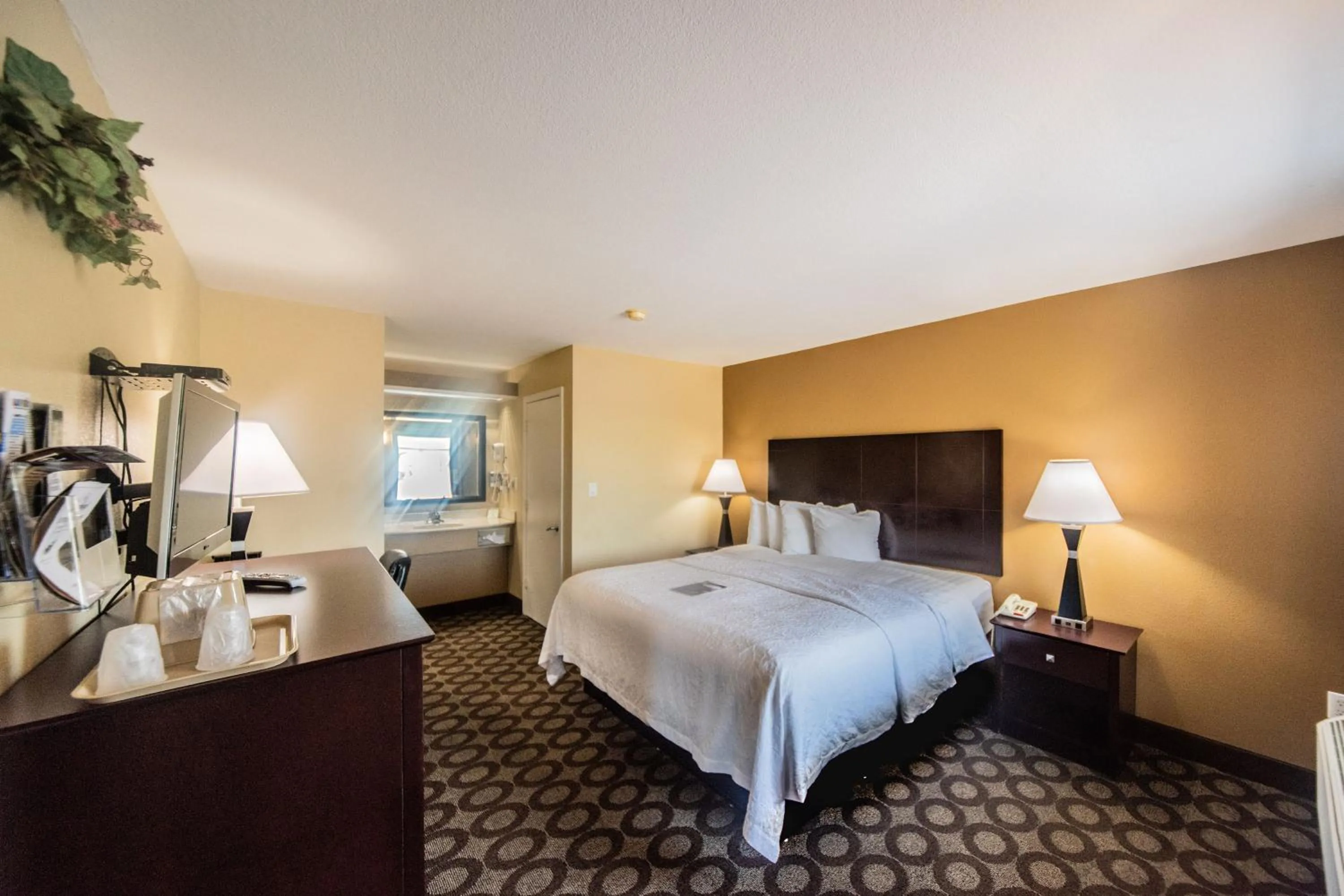 Bed in Relax Inn and Suites Kuttawa