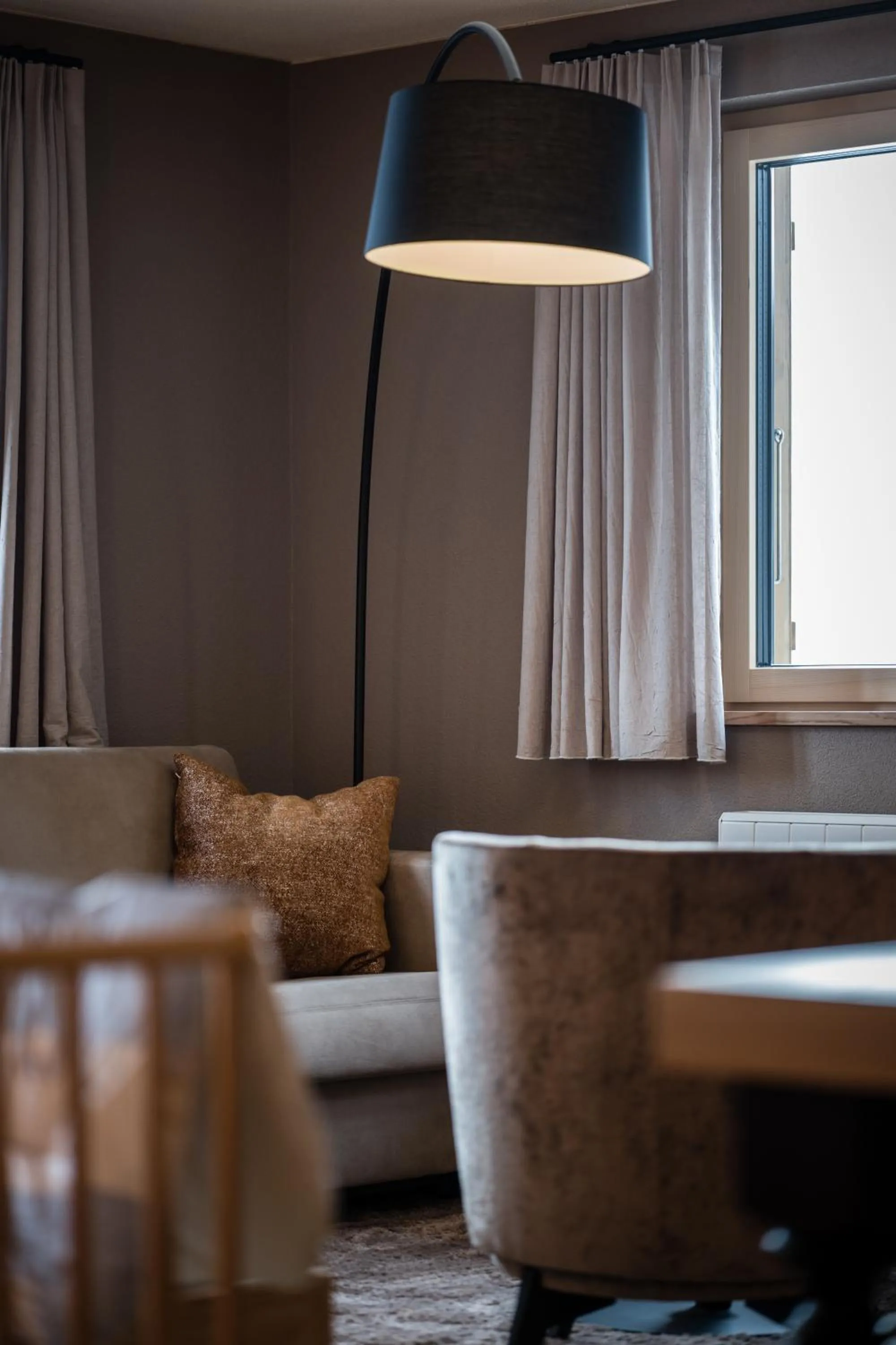 Seating area in Panorama Hotel & Restaurant