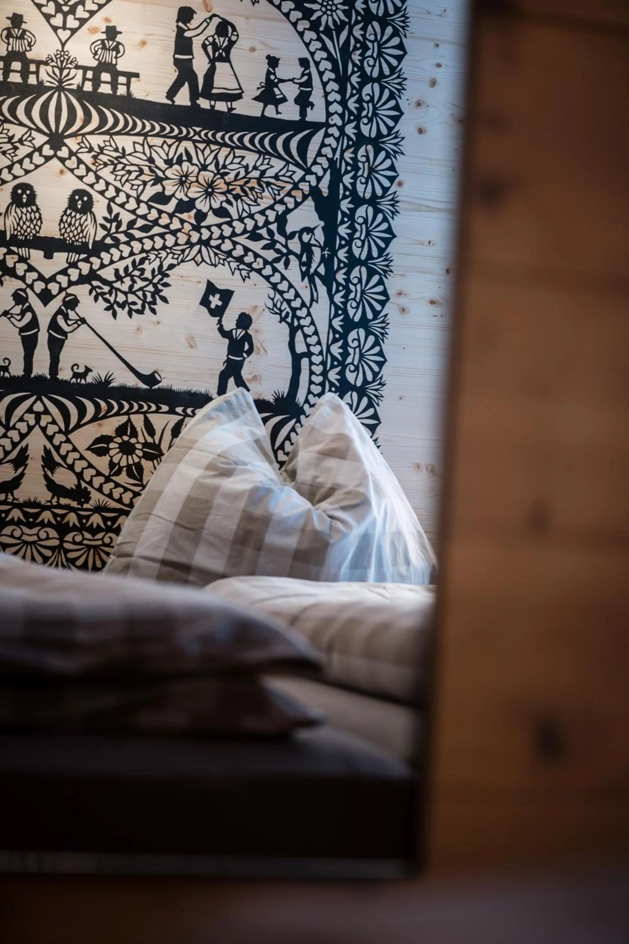 Bed in Panorama Hotel & Restaurant