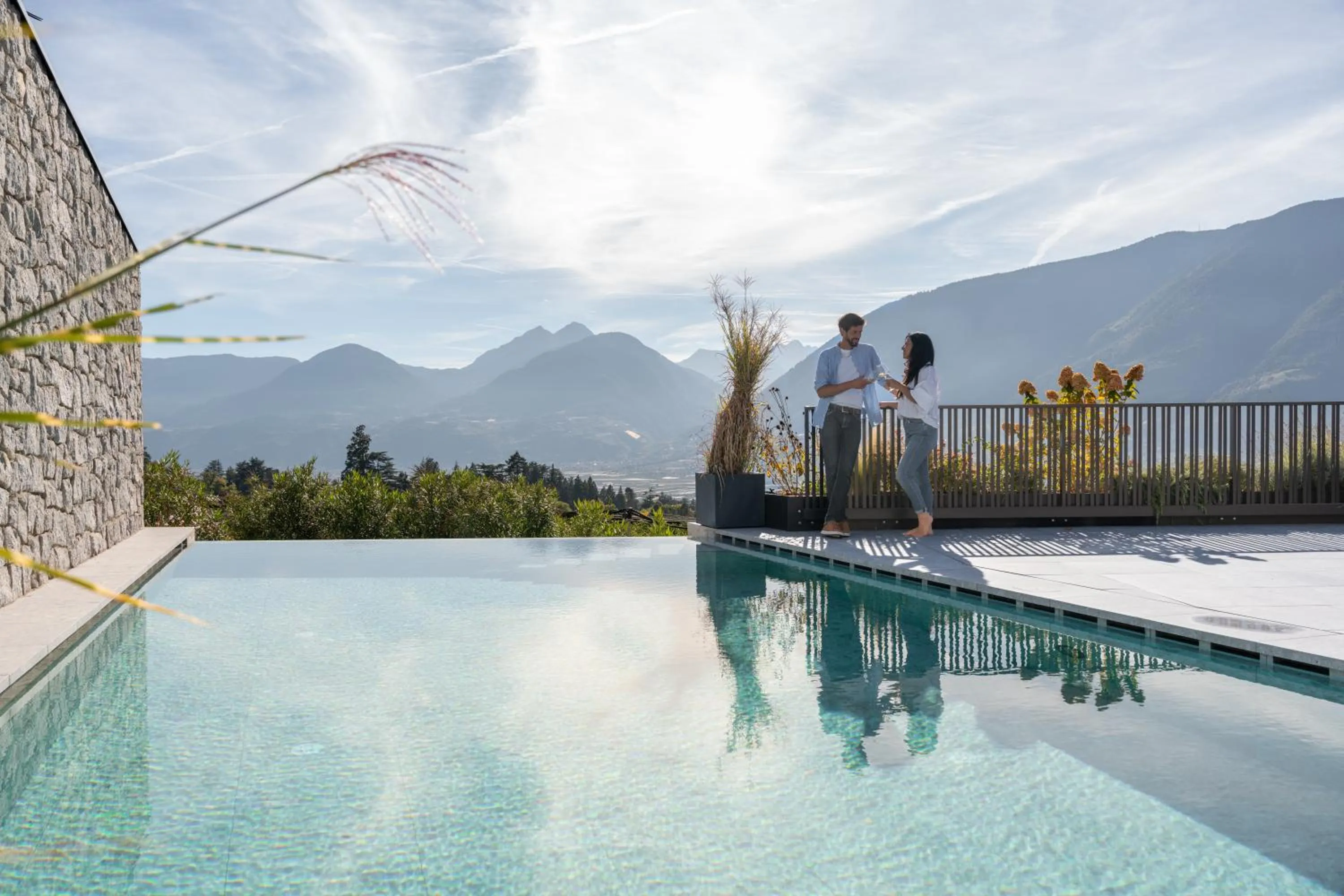 Swimming pool in Schenna Resort