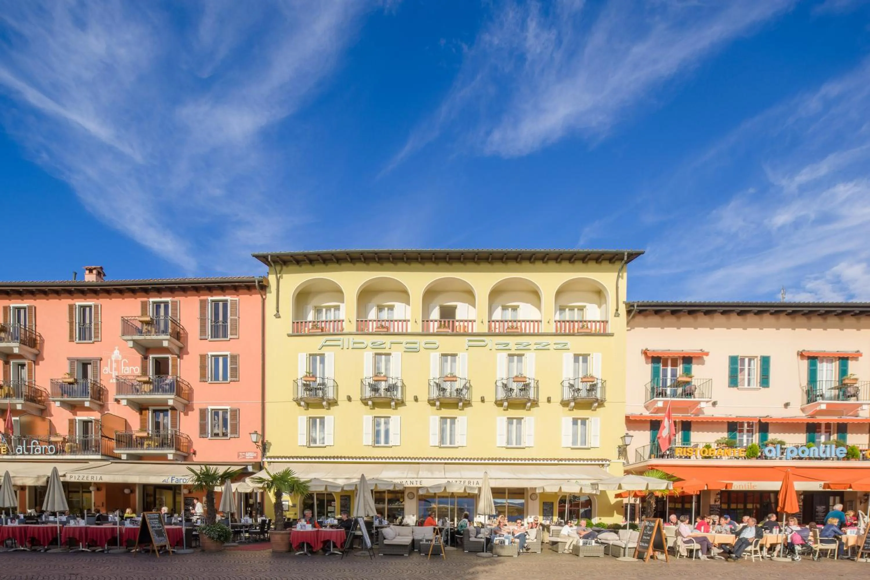 Facade/entrance in Piazza Ascona Hotel & Restaurants