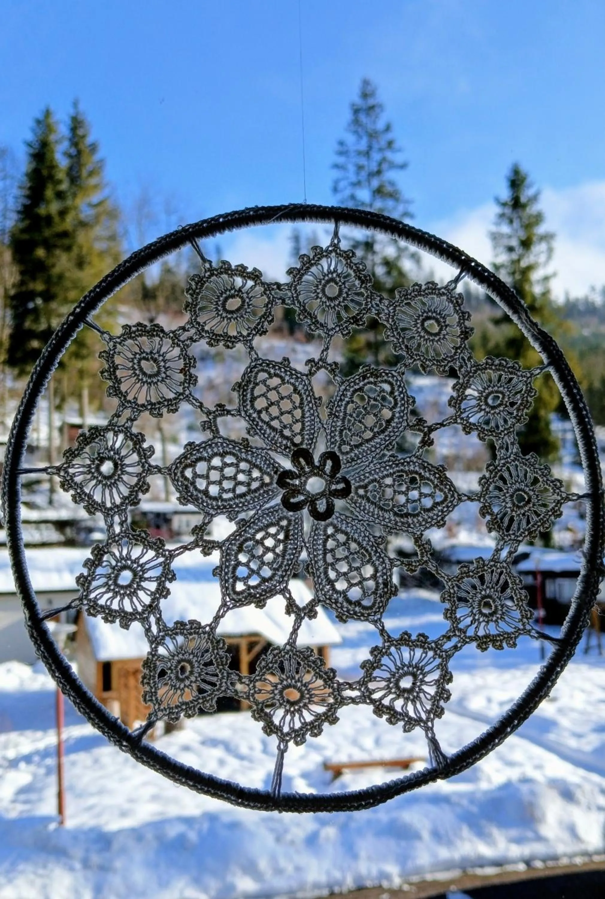 Garden view in Willa Wisełka