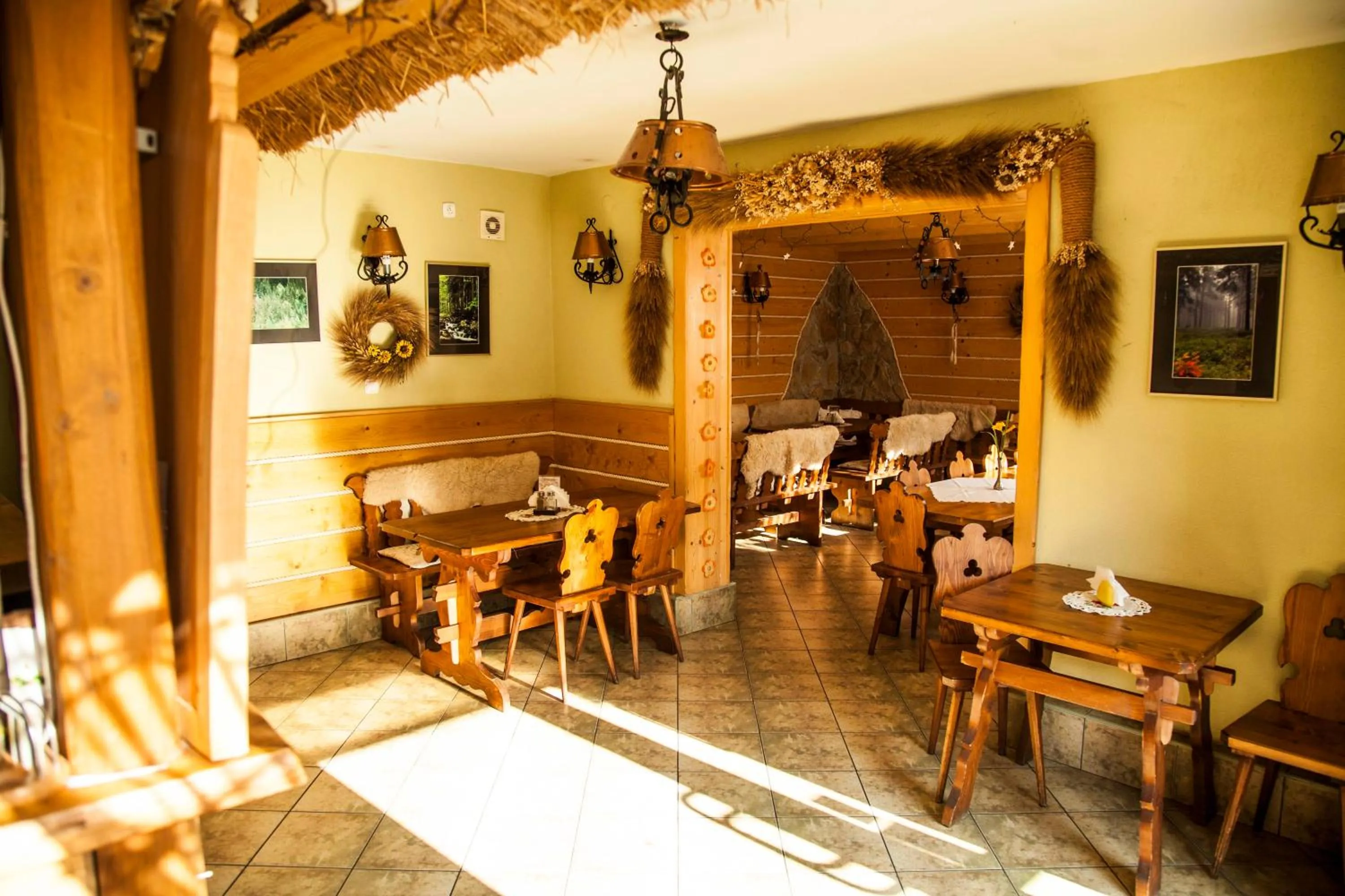 Dining area in Willa Wisełka