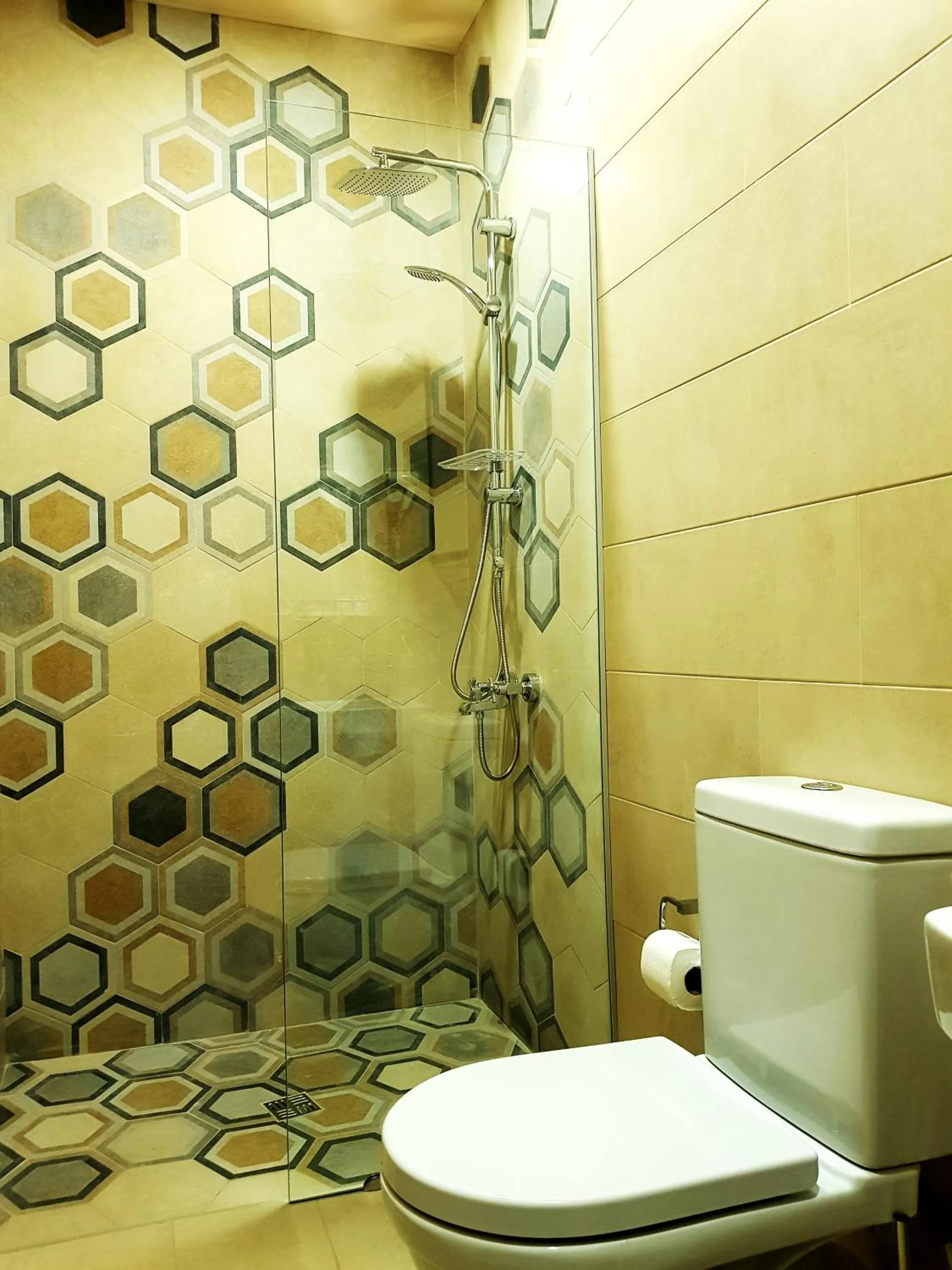 Bathroom in Cozy Hotel Kazbegi