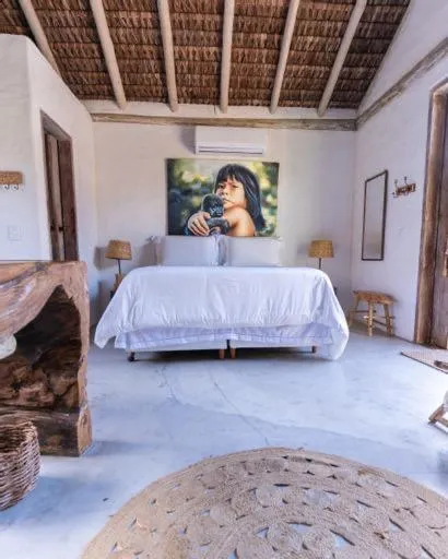 Bed in Villa Fulô