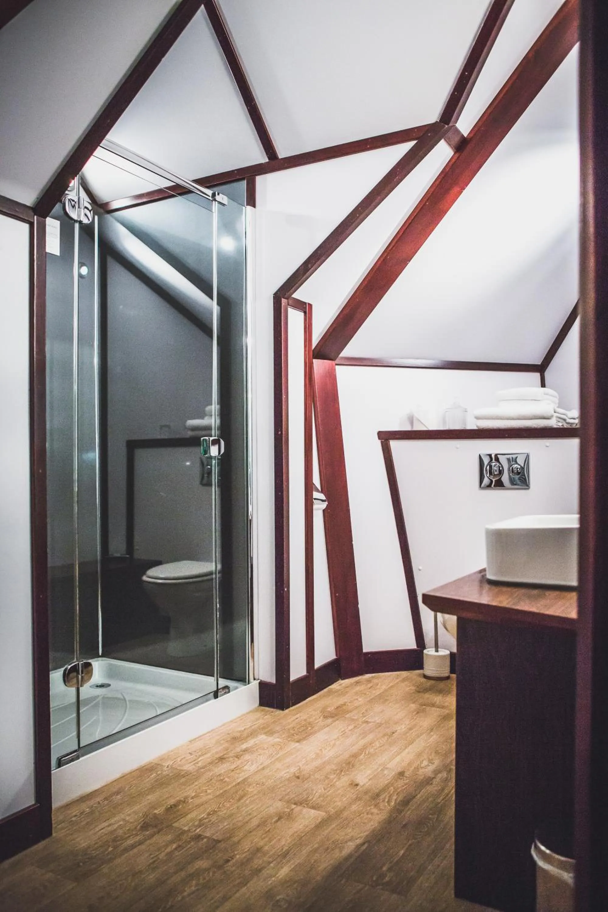 Shower in Burton Lodge Guest House & Spa