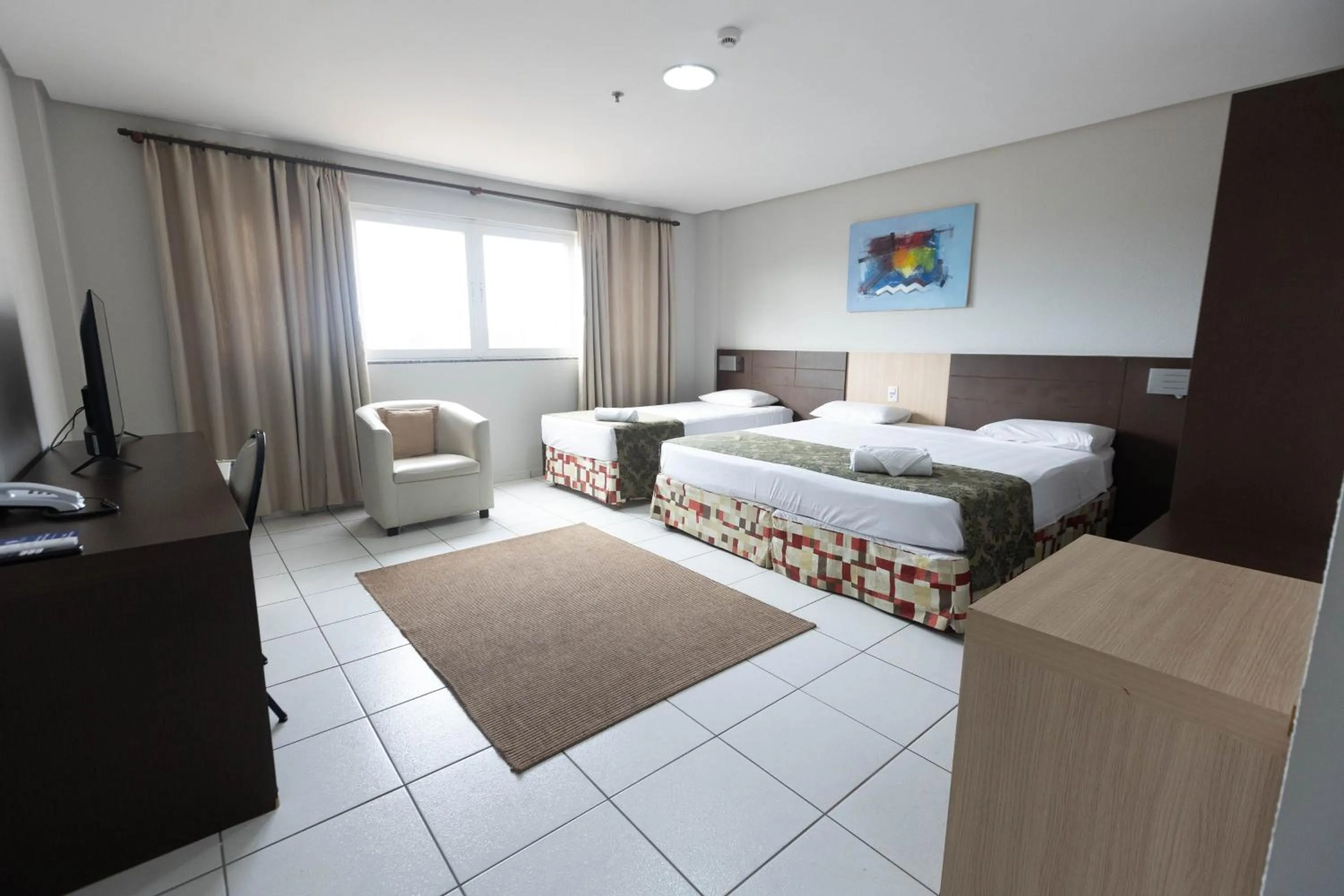 Bed in Hits Pantanal Hotel Aeroporto Cuiabá