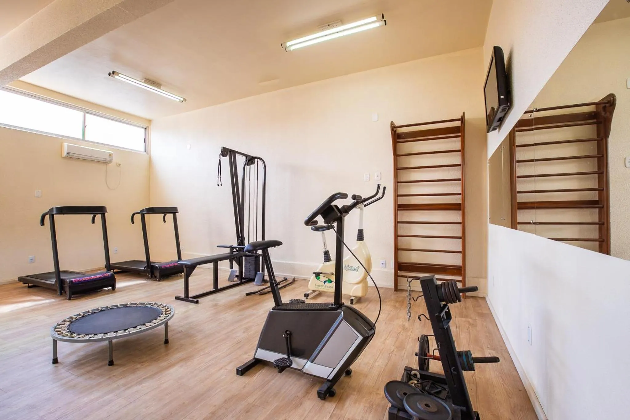 Fitness centre/facilities in Hotel Suárez Campo Bom