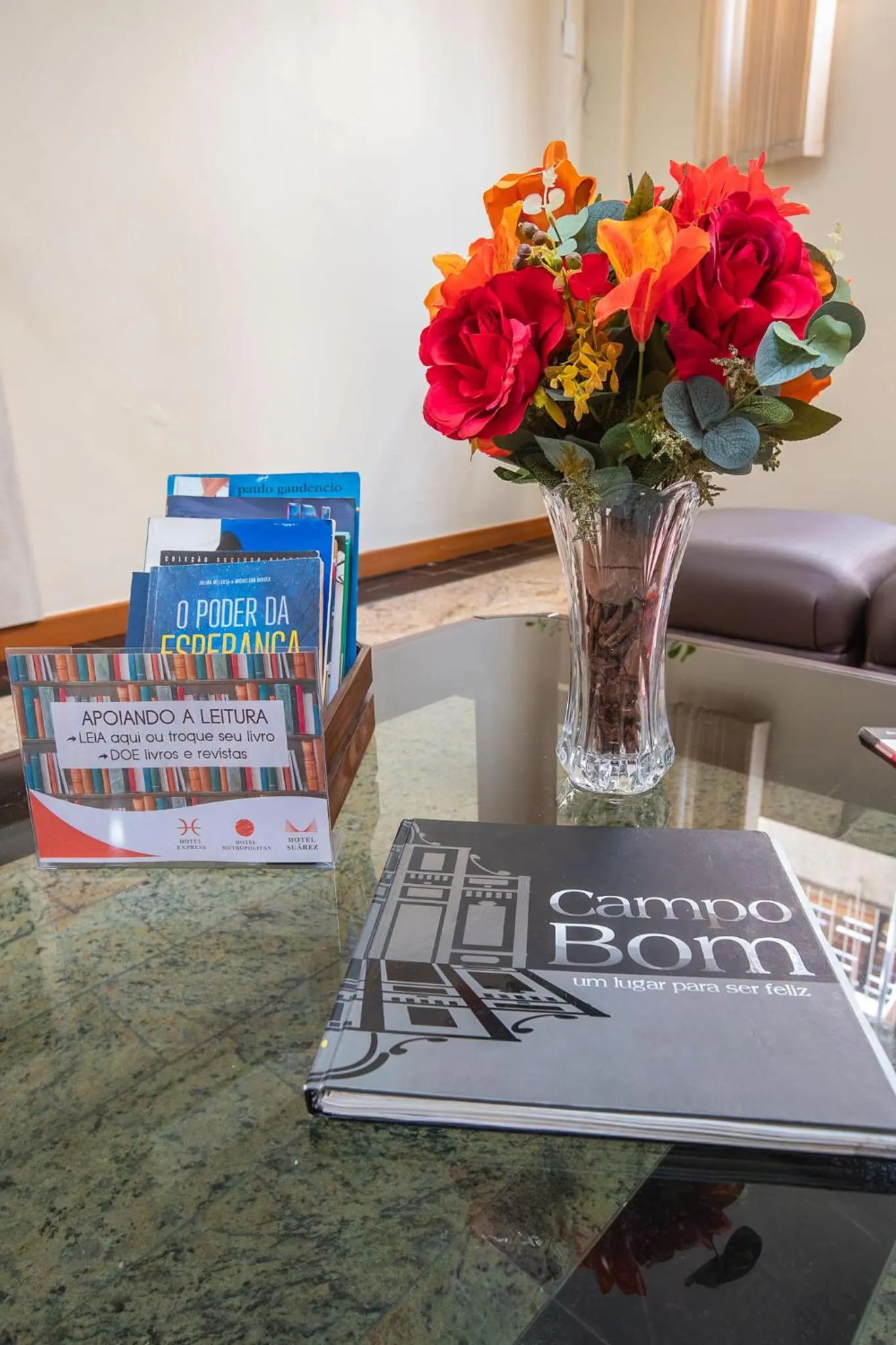 Lobby or reception in Hotel Suárez Campo Bom