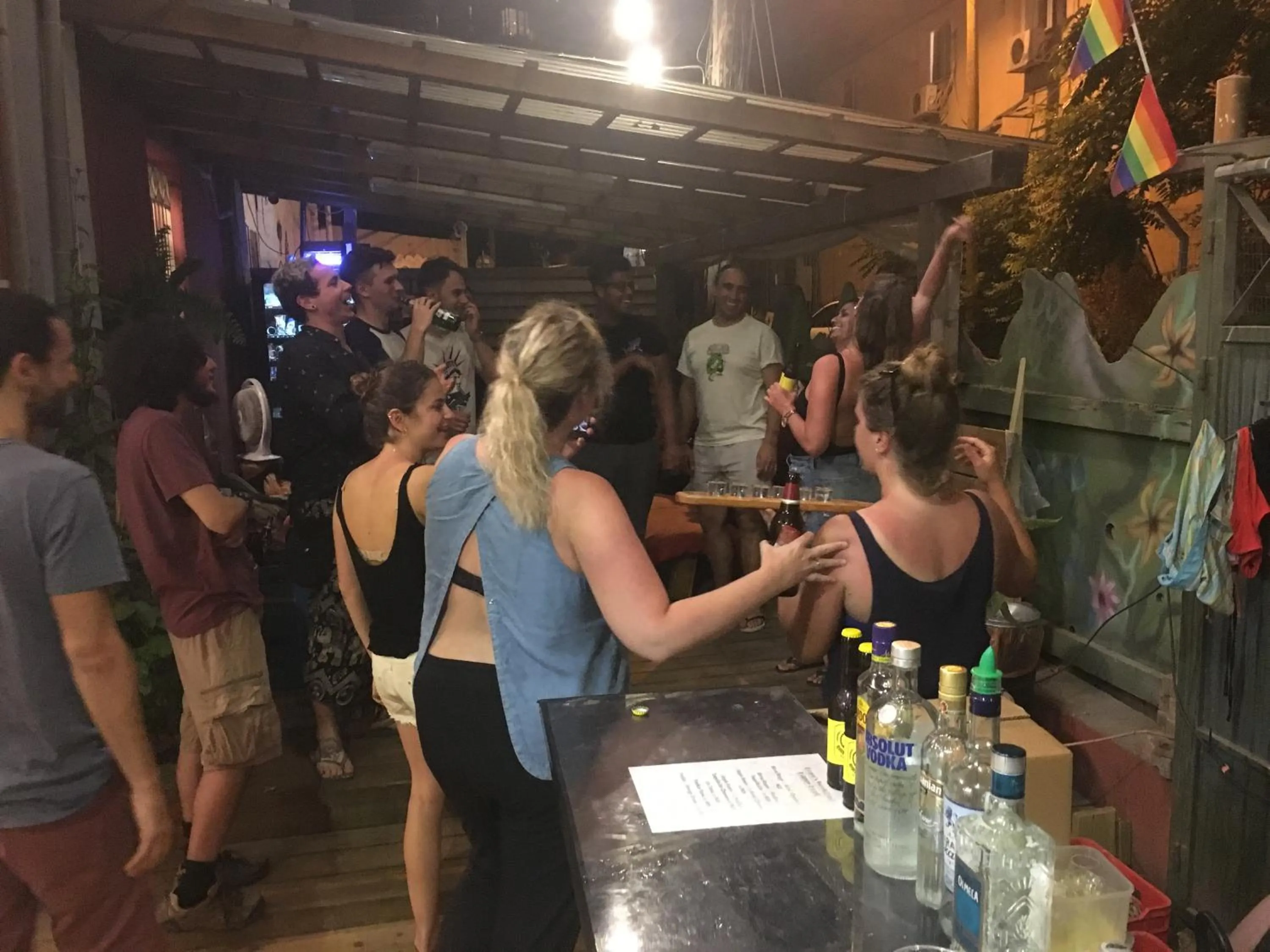 Lounge or bar in Roger's Hostel Tel Aviv (age 18-45)