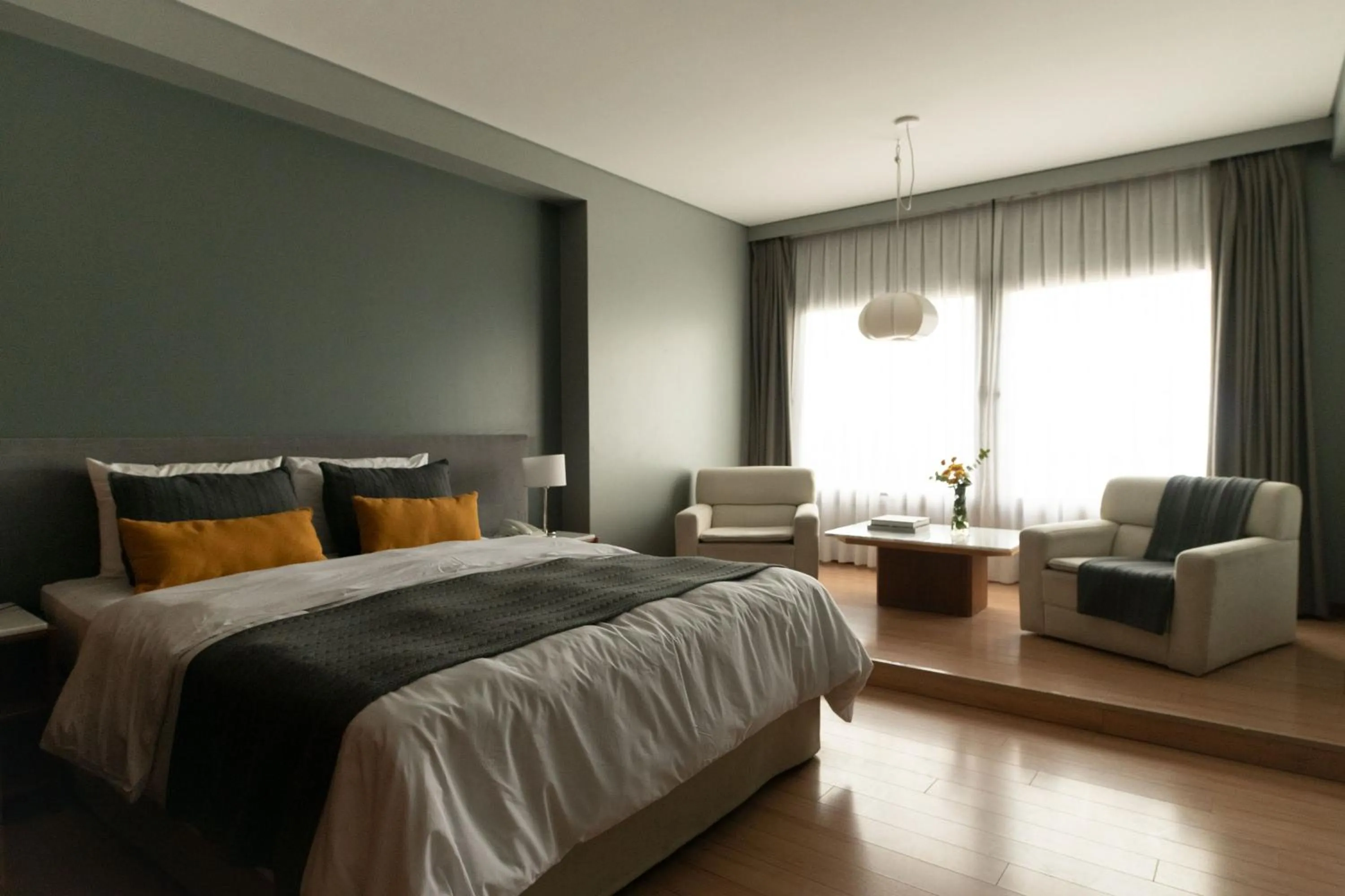 Photo of the whole room, Bed in Aguada Hotel