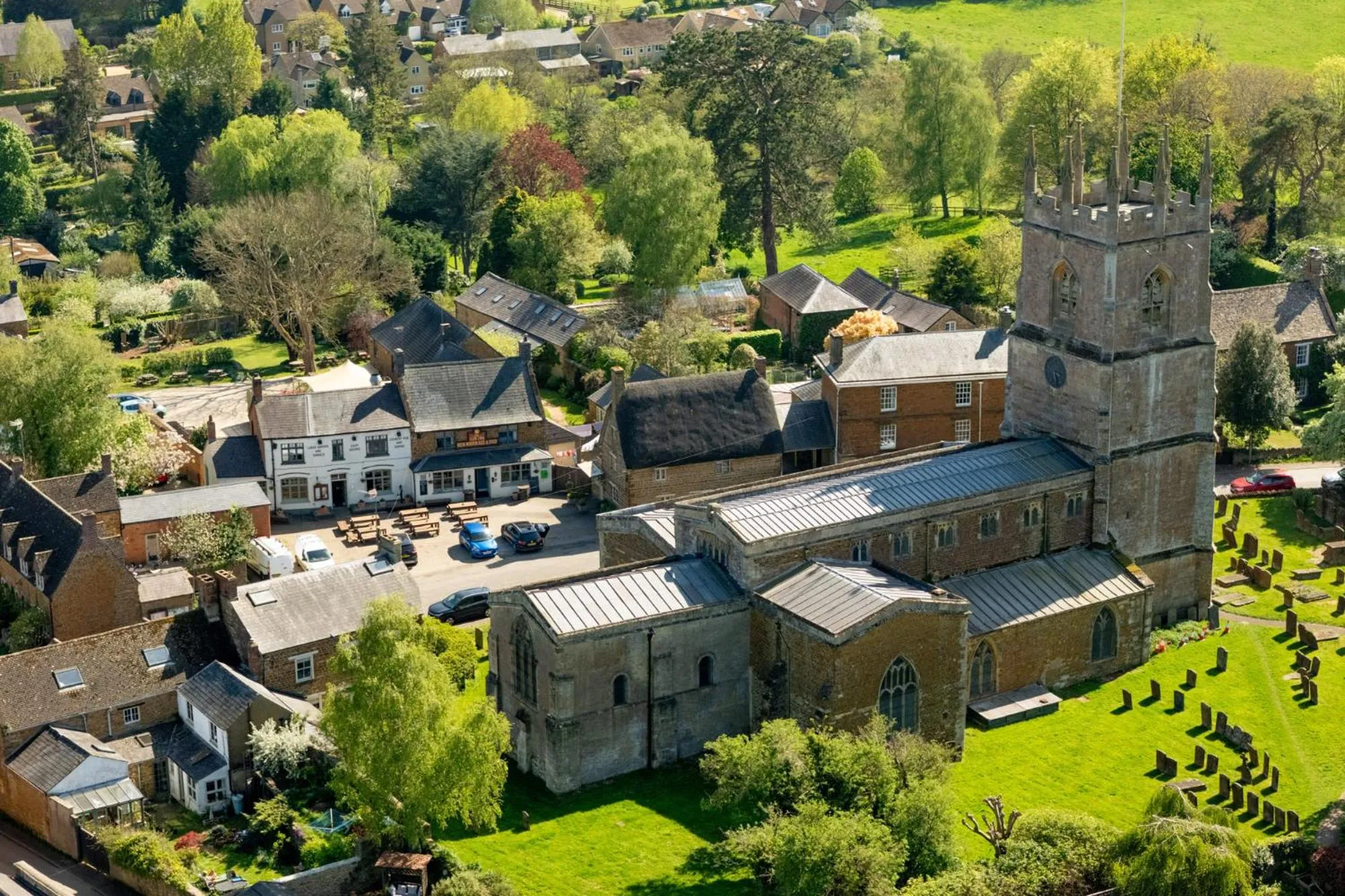 Property building in The Sun Inn At Hook Norton