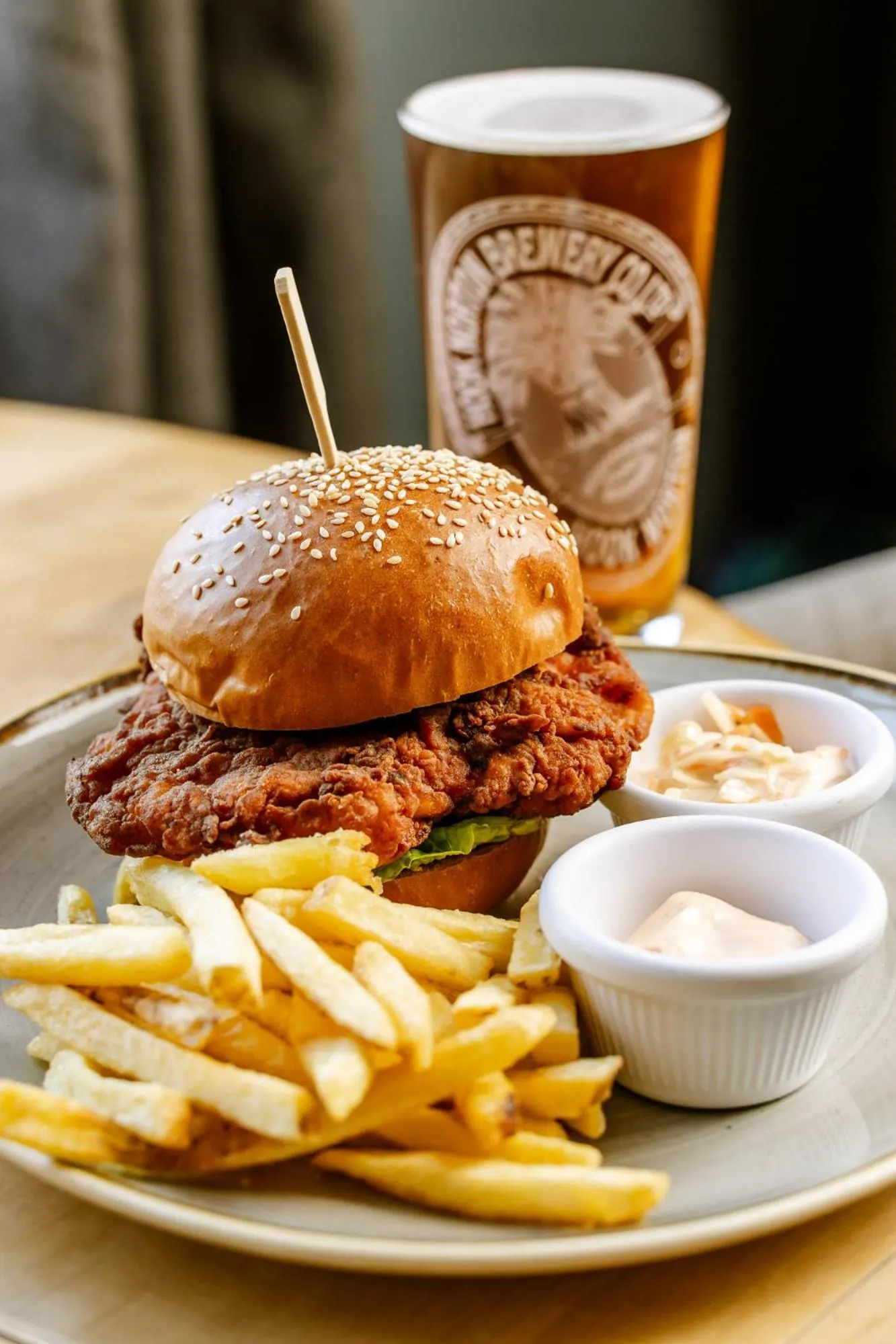 Food in The Sun Inn At Hook Norton