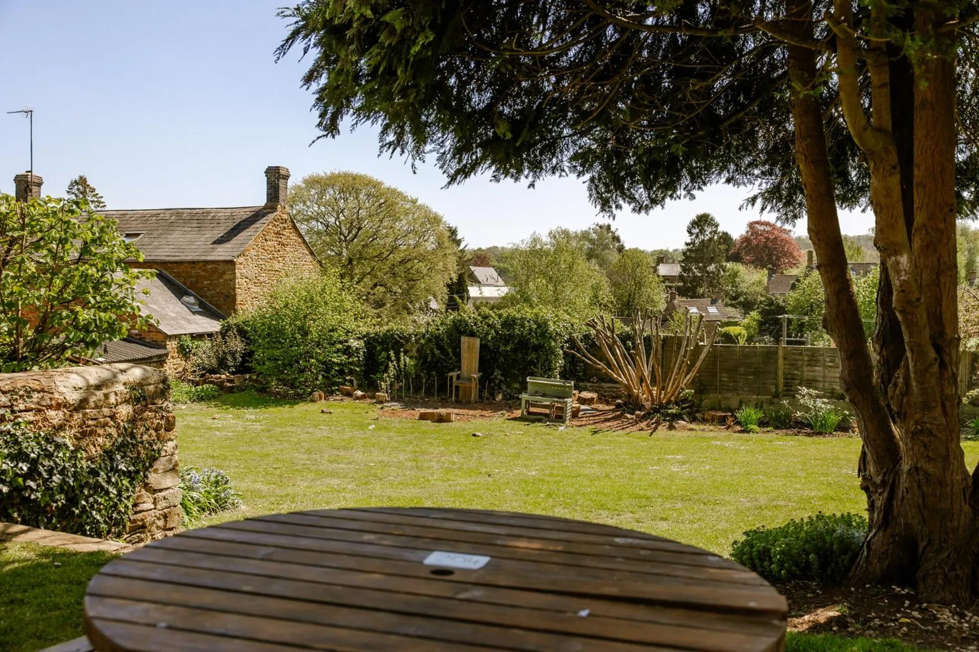 Garden in The Sun Inn At Hook Norton