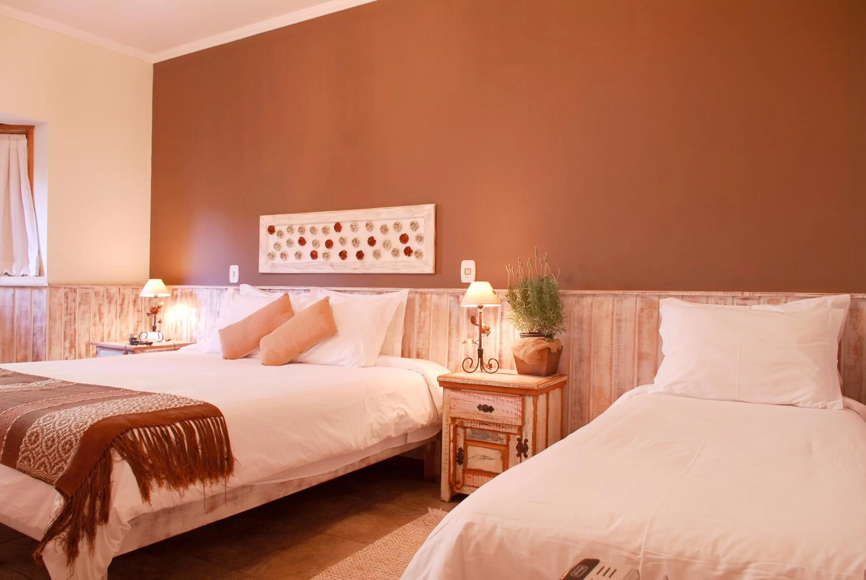 Bed in Pousada Da Pedra