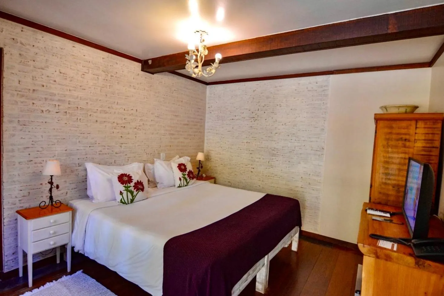 Bedroom, Bed in Pousada Da Pedra