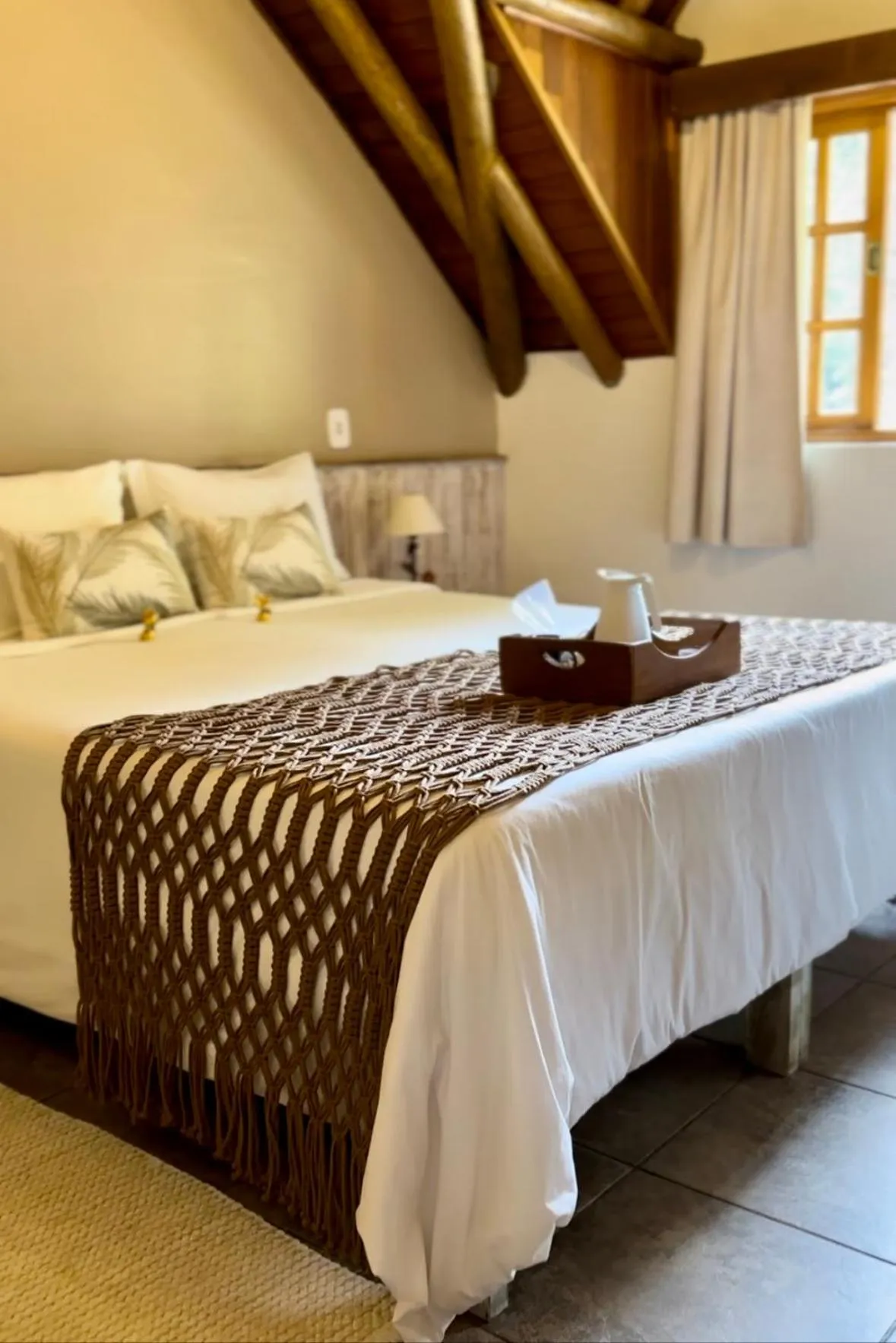 Bed in Pousada Da Pedra