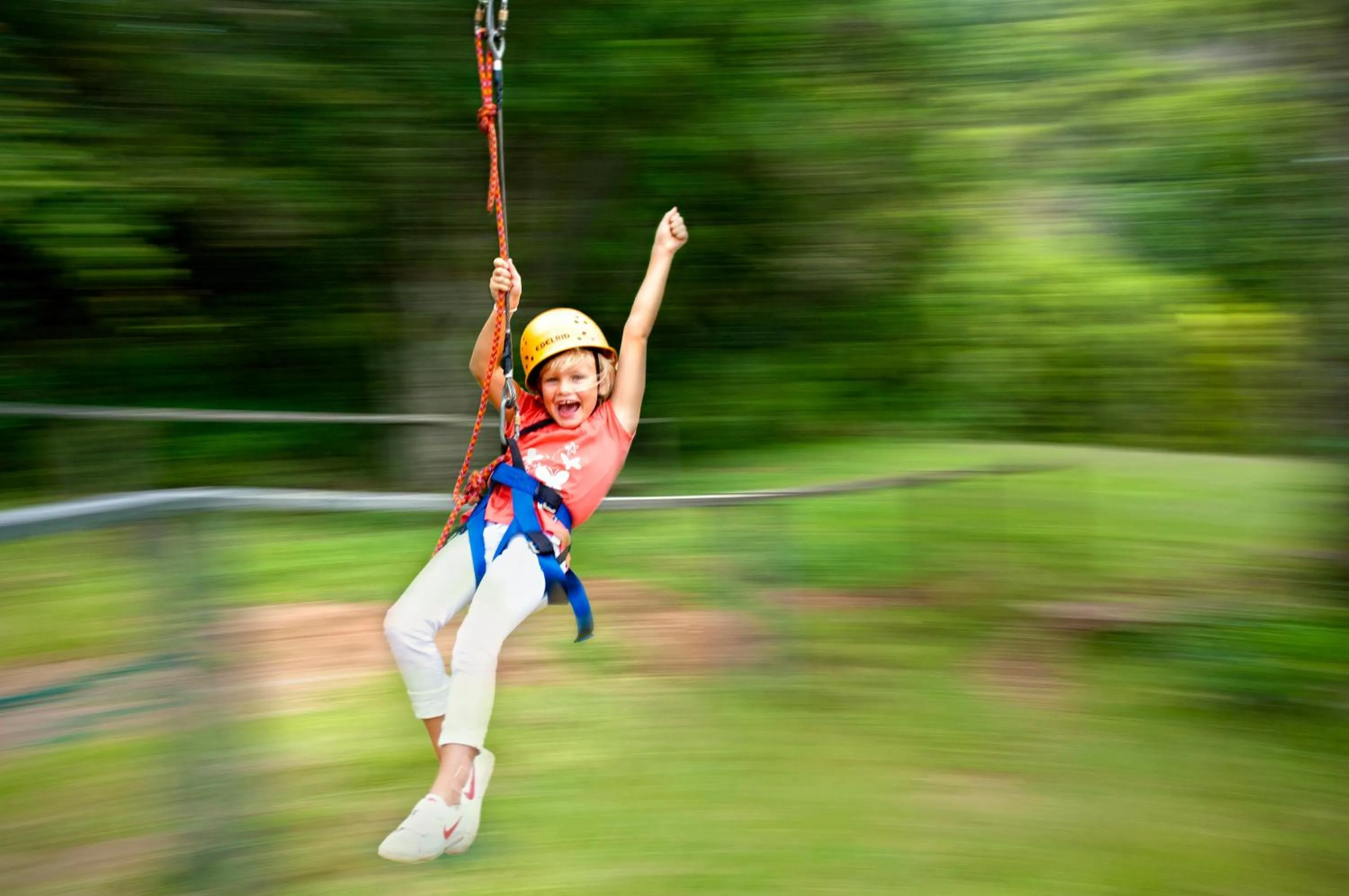 young children in O'Reilly's Rainforest Retreat