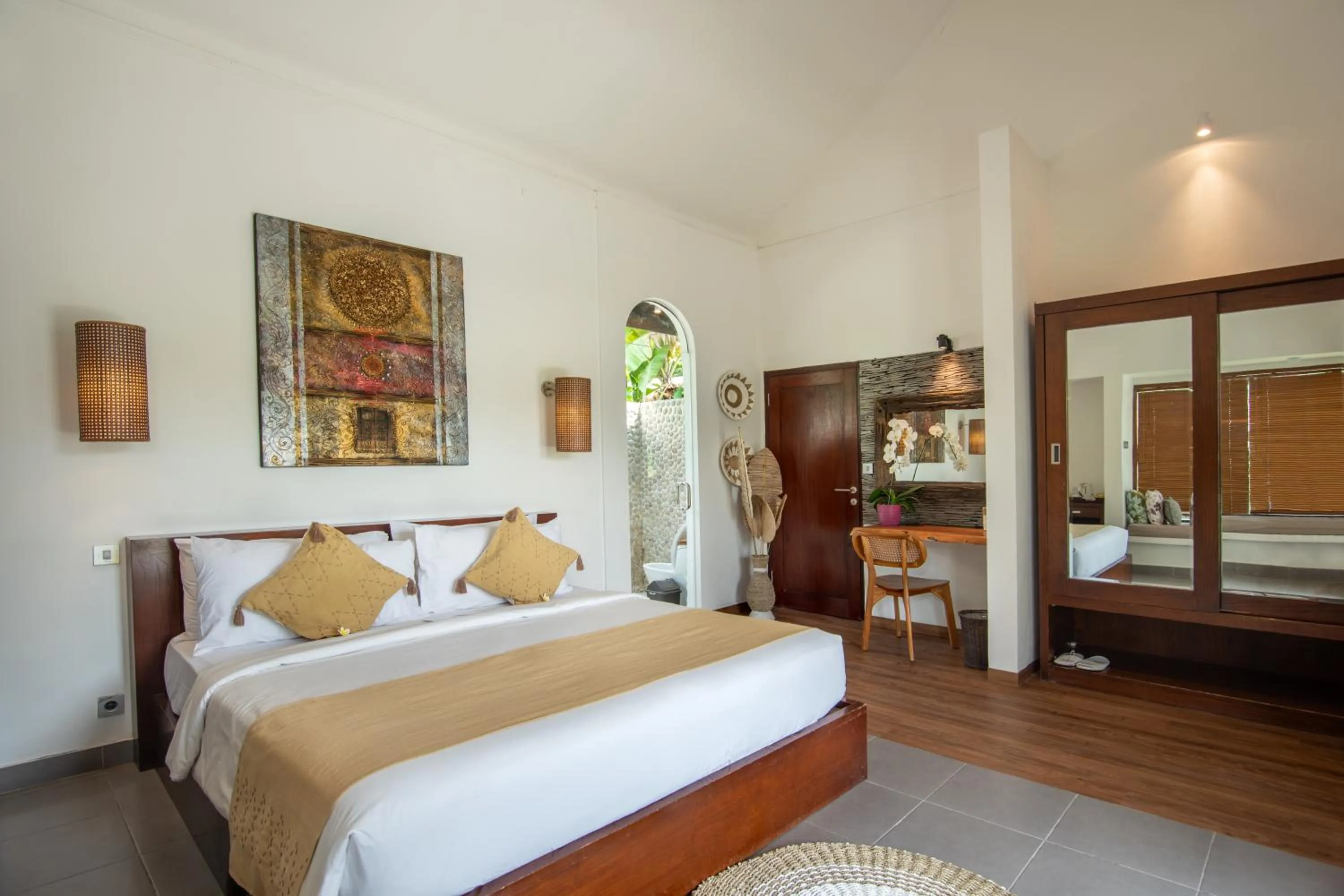 Bedroom, Bed in The Samara Villas & Restaurant