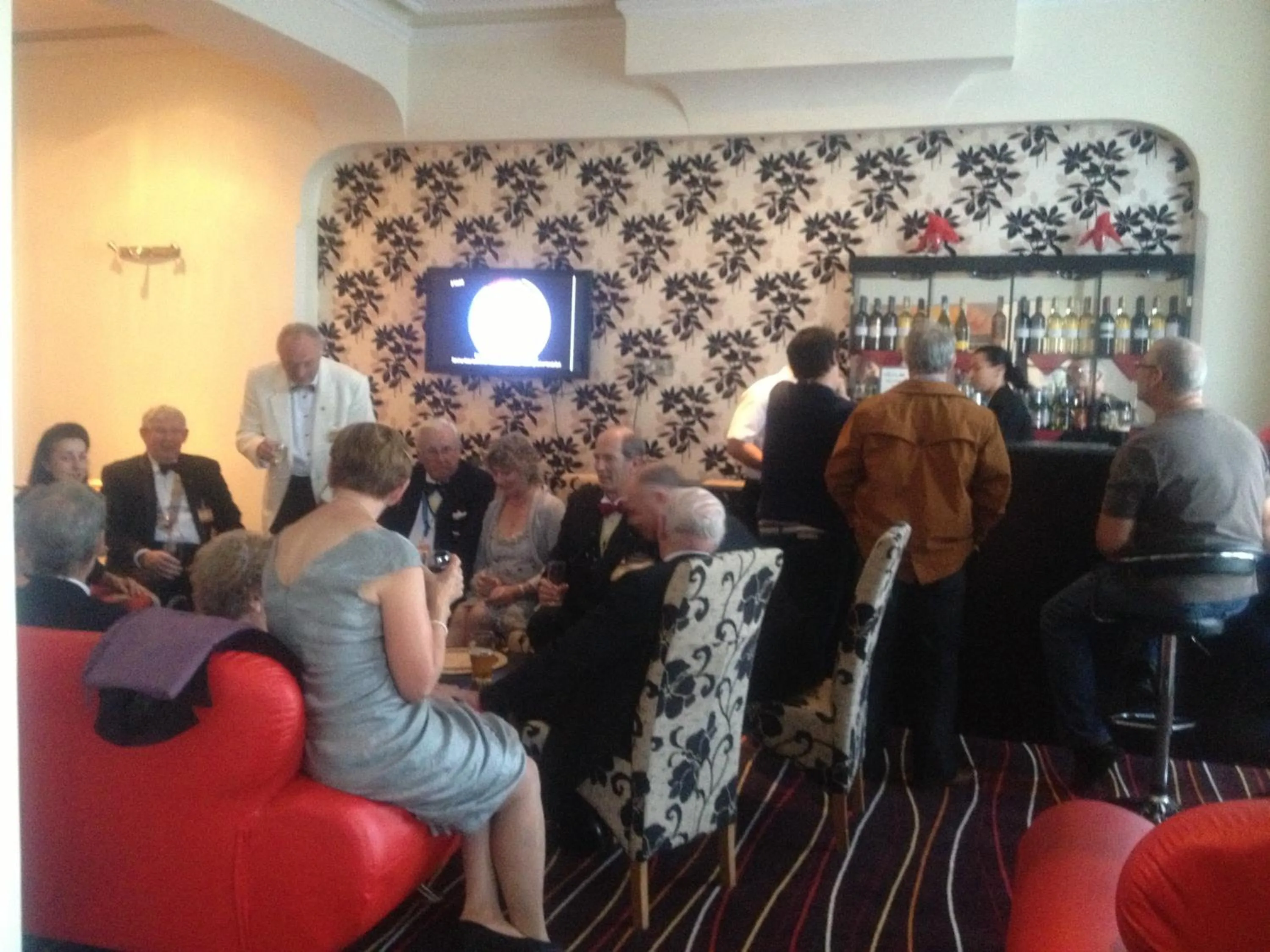 Lounge or bar in Iris Hotel Llandudno