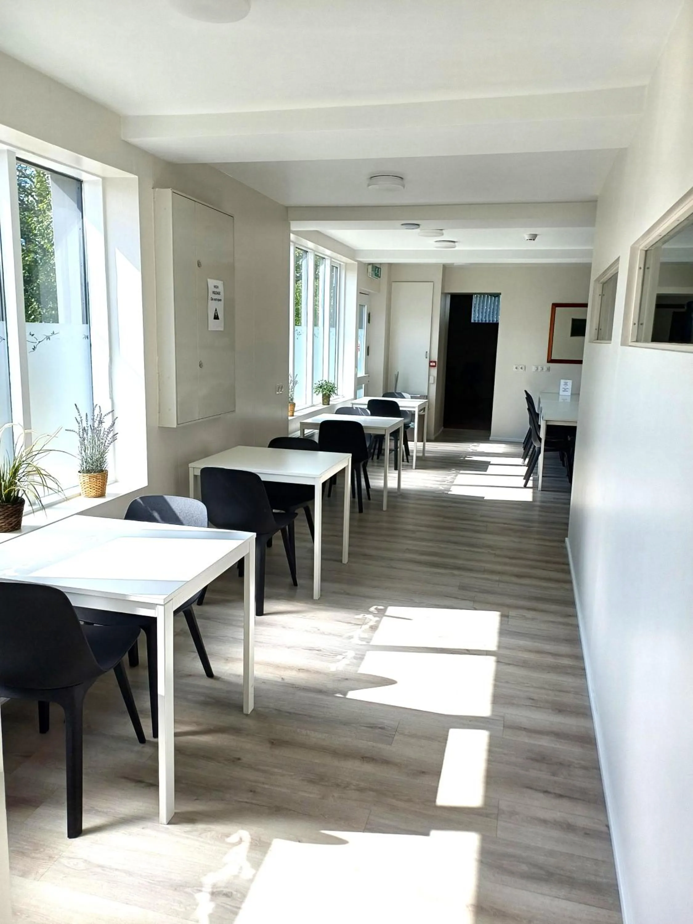 Dining area in Lyngás Guesthouse