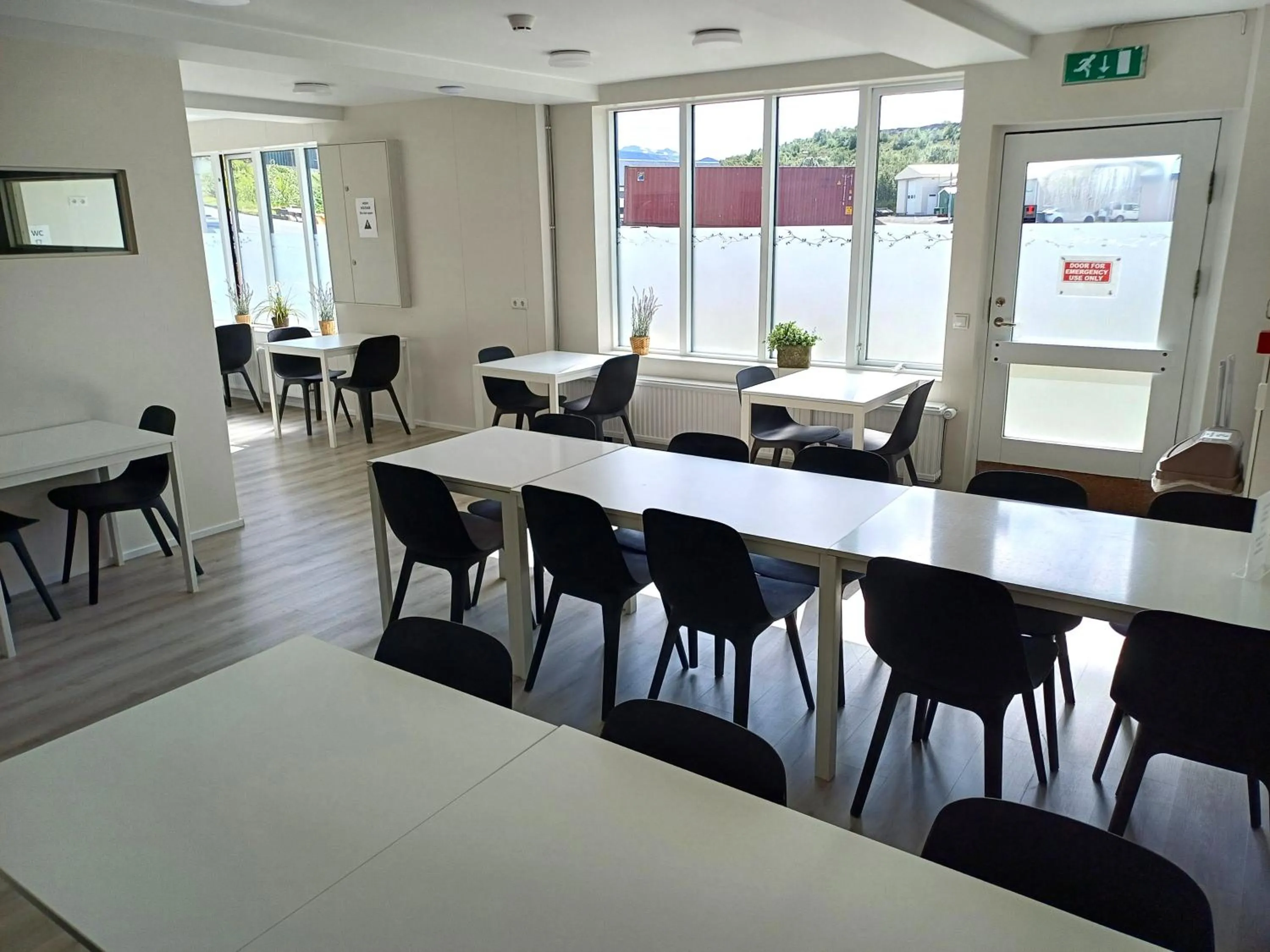 Dining area in Lyngás Guesthouse