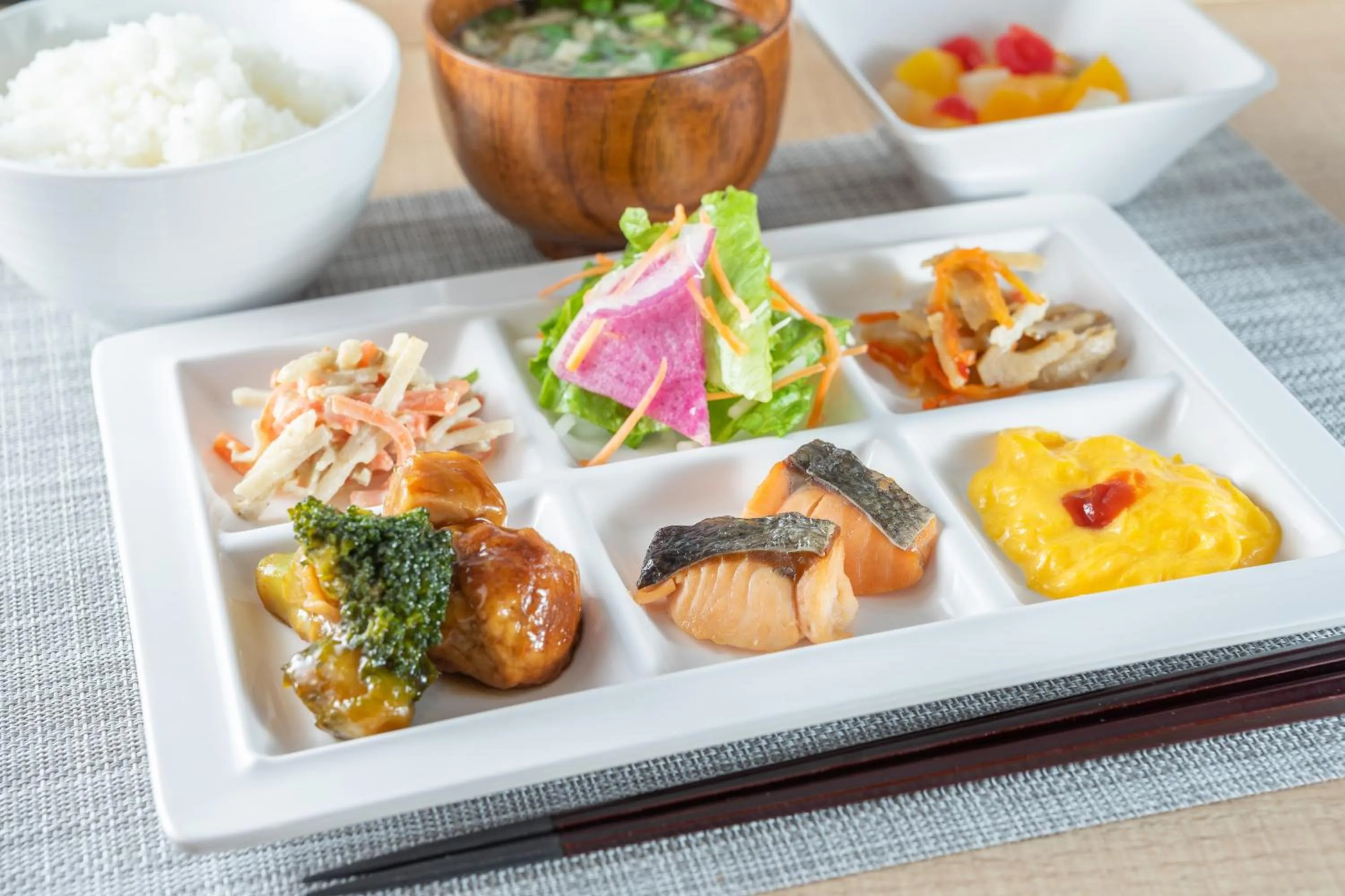 Breakfast in Super Hotel Kobe