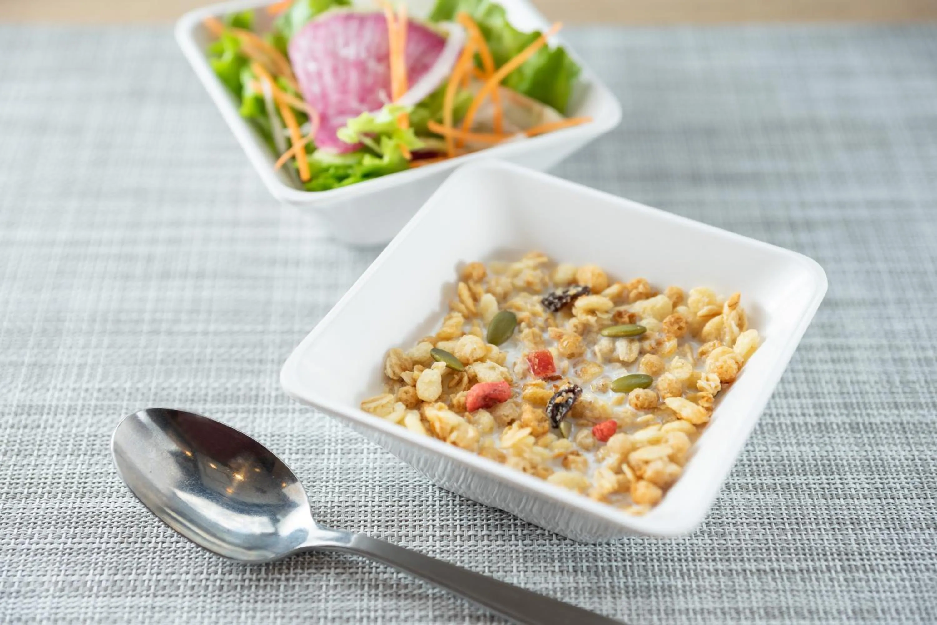 Buffet breakfast in Super Hotel Kobe