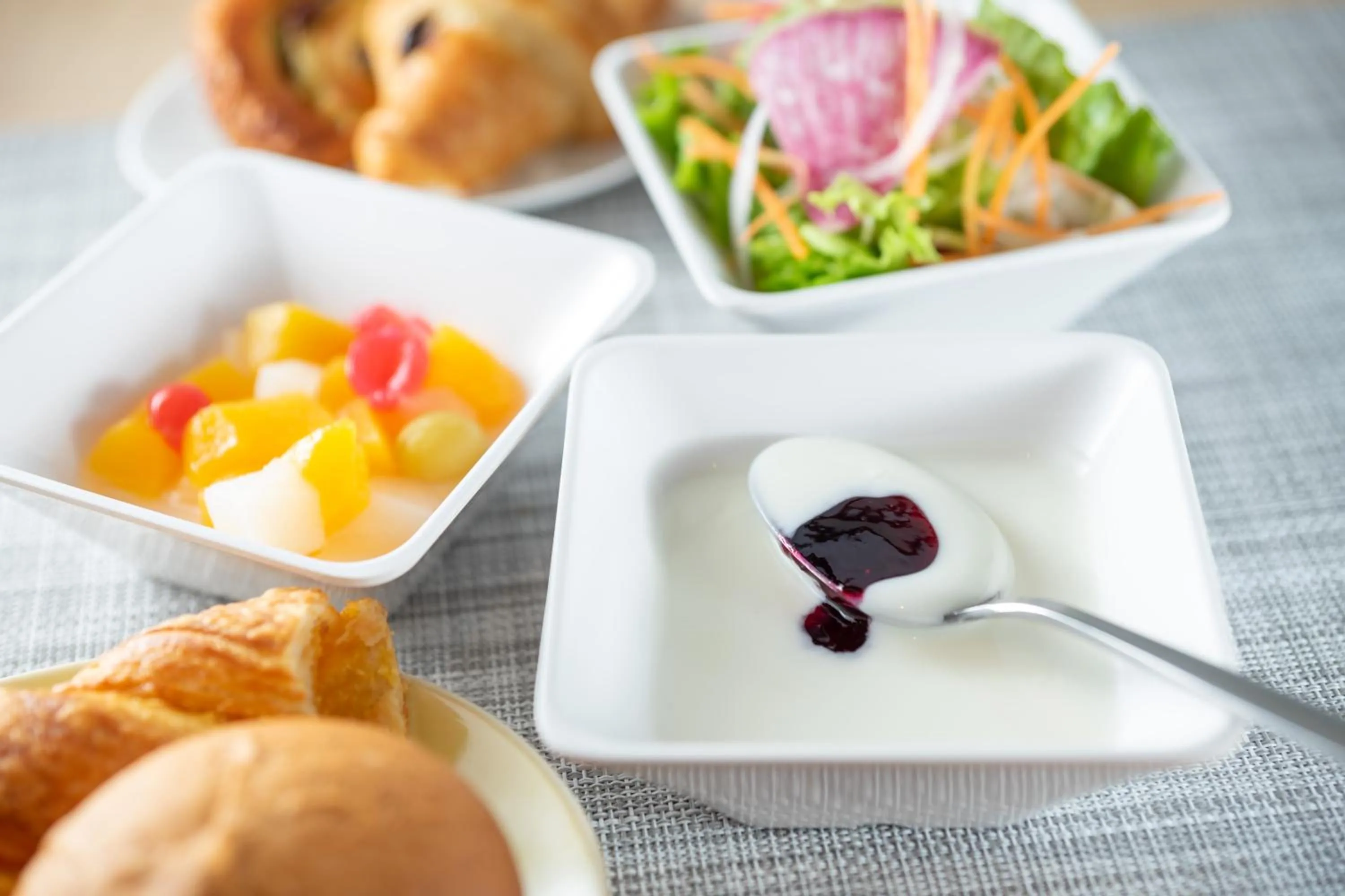 Breakfast in Super Hotel Kobe