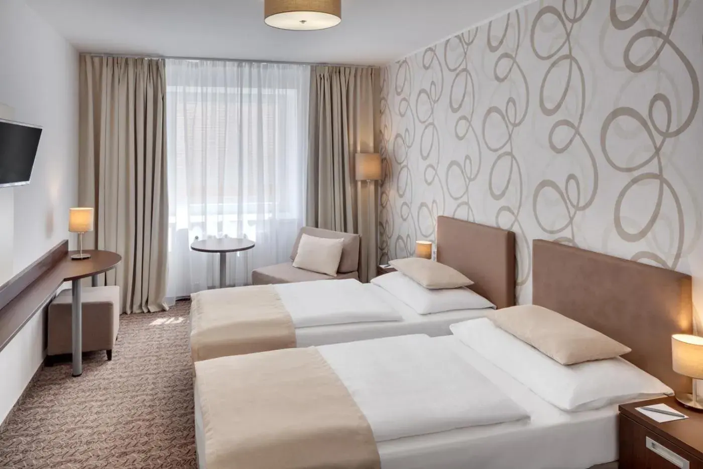 Twin Room with Extra Bed in Hotel Atlas Twin Room with Extra Bed in Hotel Atlas