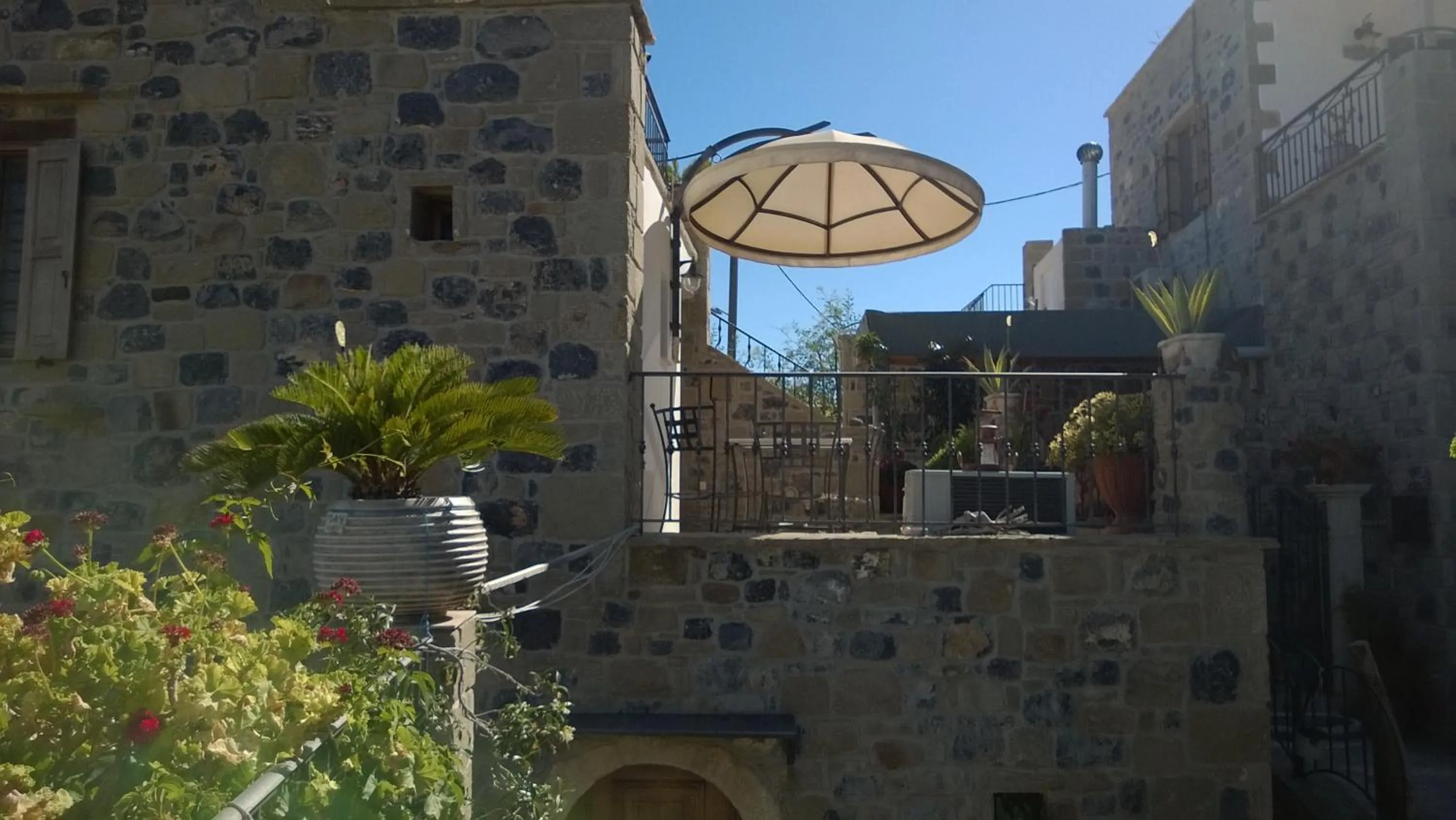 Balcony/Terrace in Diktynna Traditional Villas