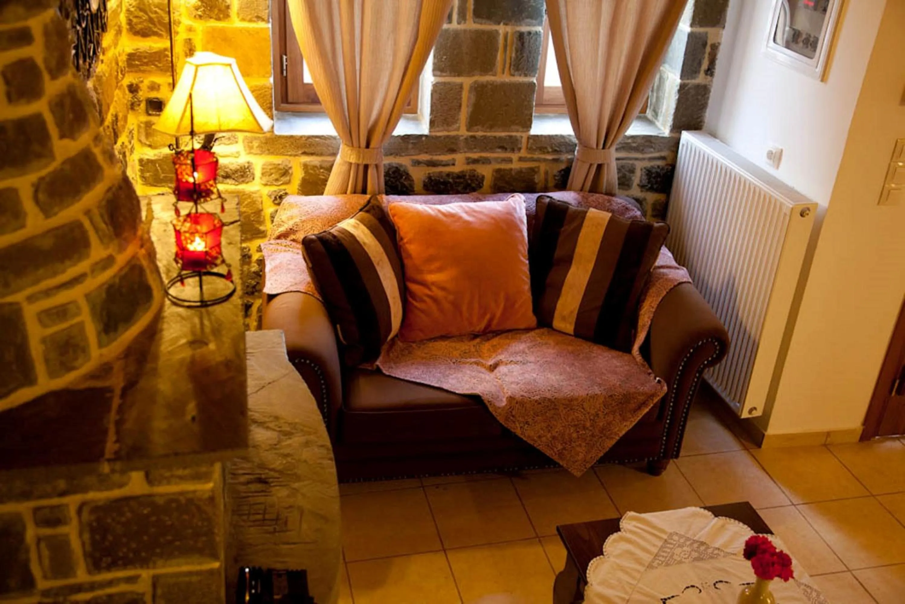 Living room in Diktynna Traditional Villas