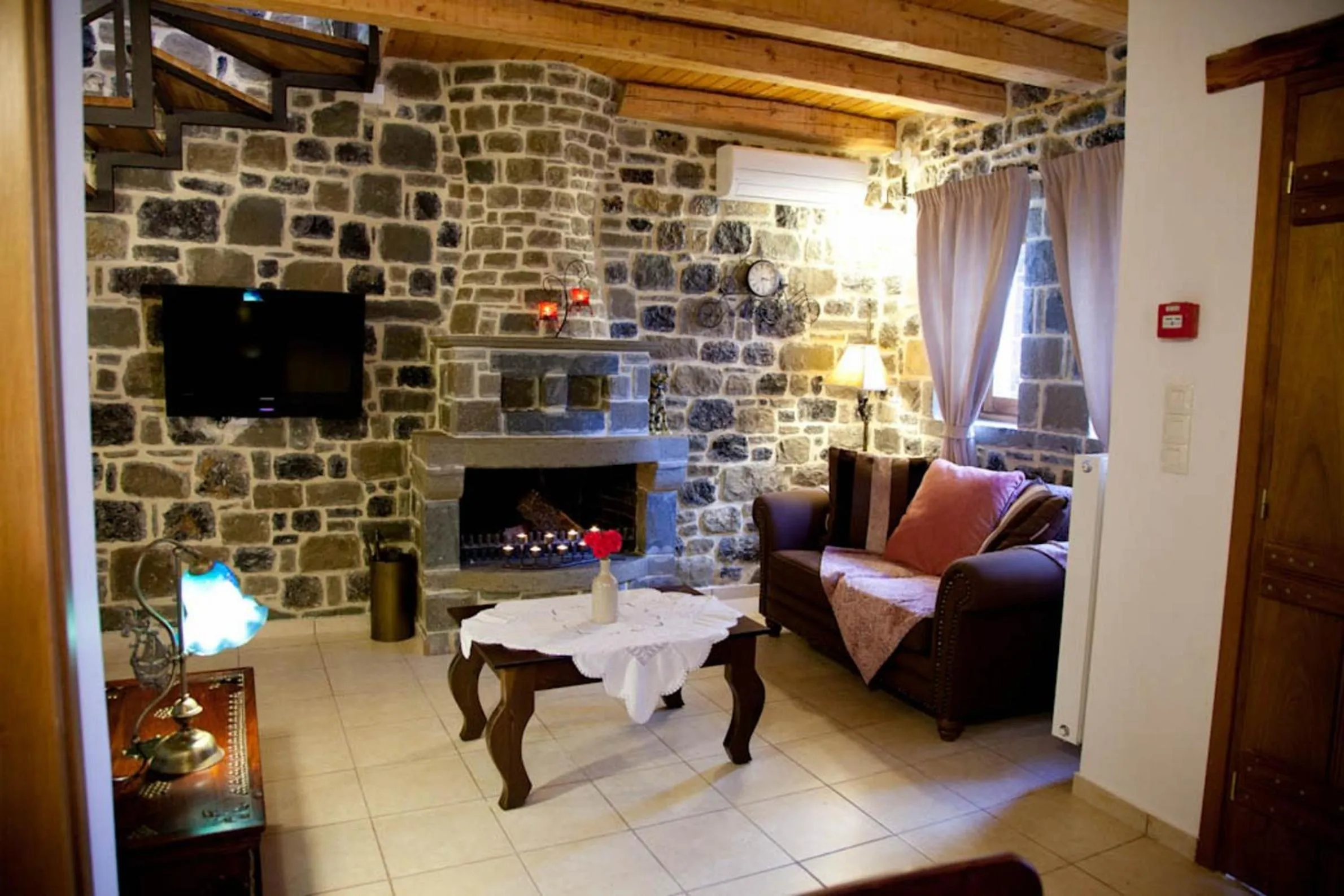 Living room in Diktynna Traditional Villas