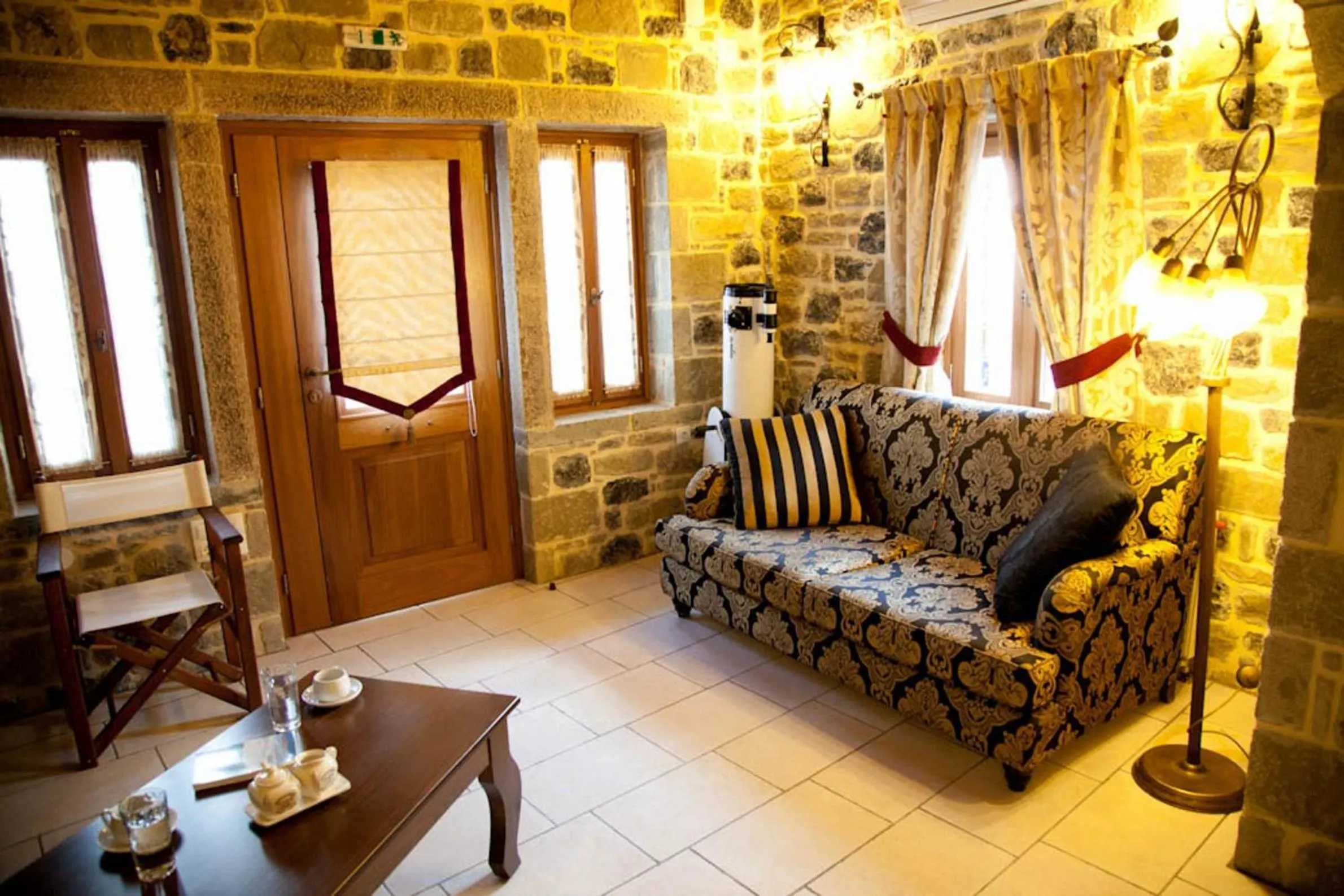 Living room in Diktynna Traditional Villas
