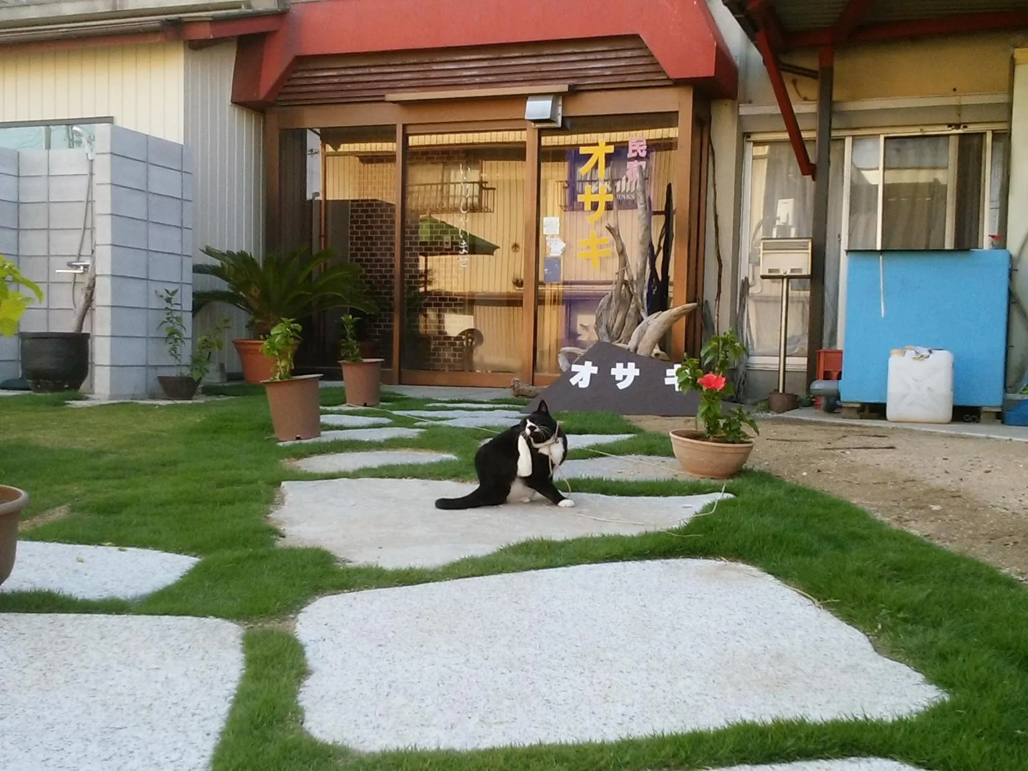 Facade/entrance in Minshuku Osaki