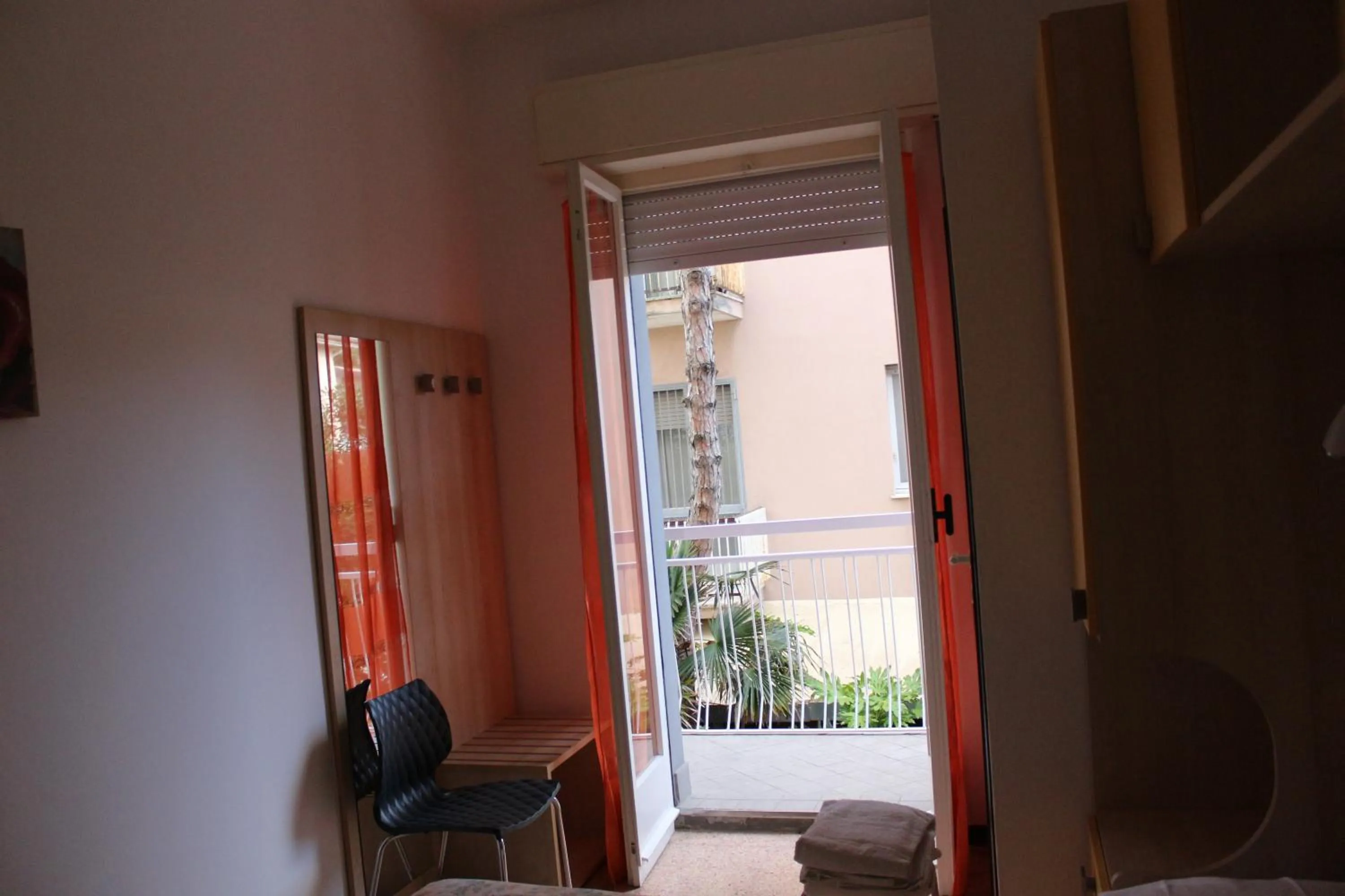 Balcony/Terrace in Pensione Fiorella Rimini