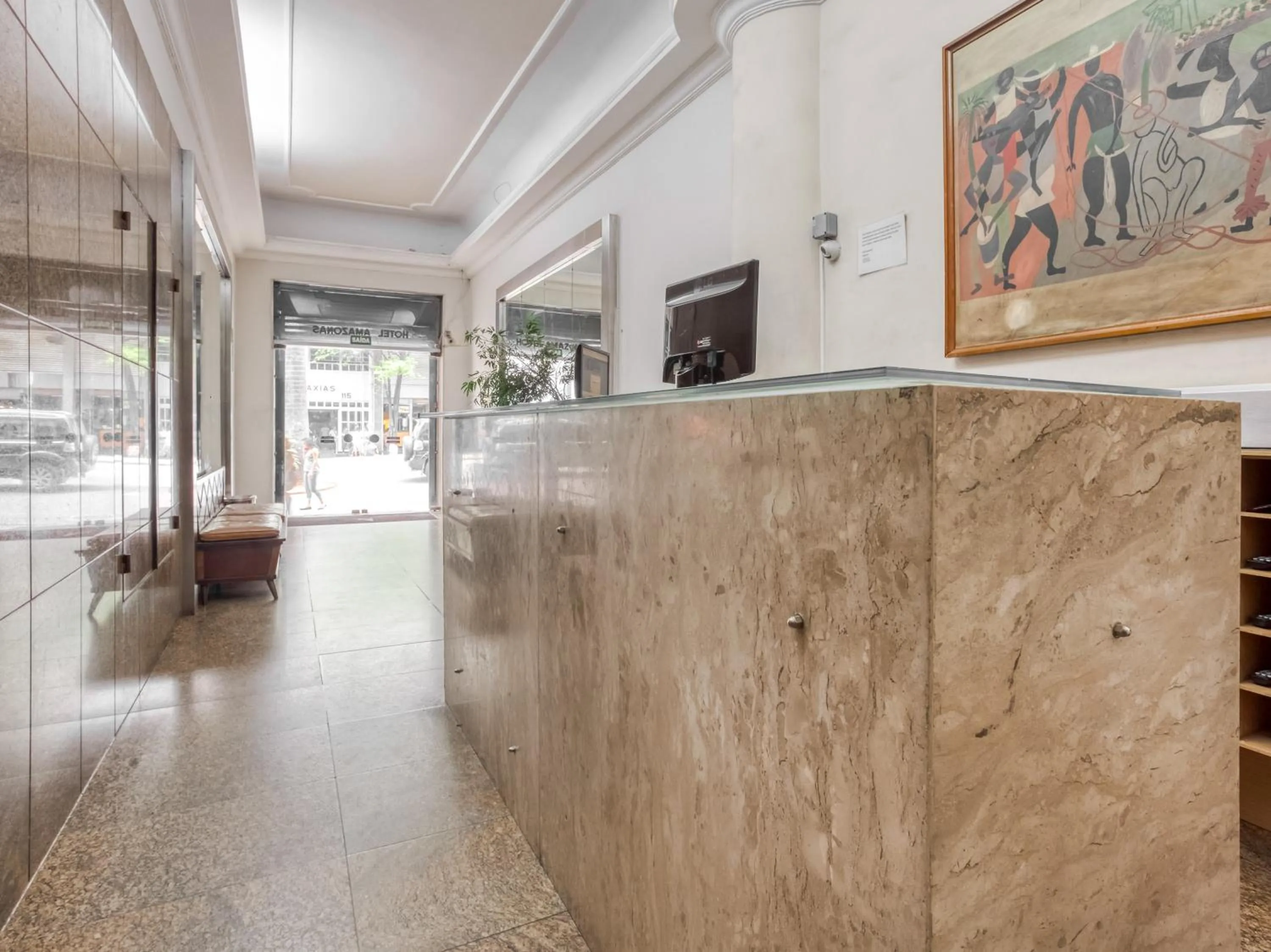 Lobby or reception in Amazonas Palace Hotel Belo Horizonte - Avenida Amazonas