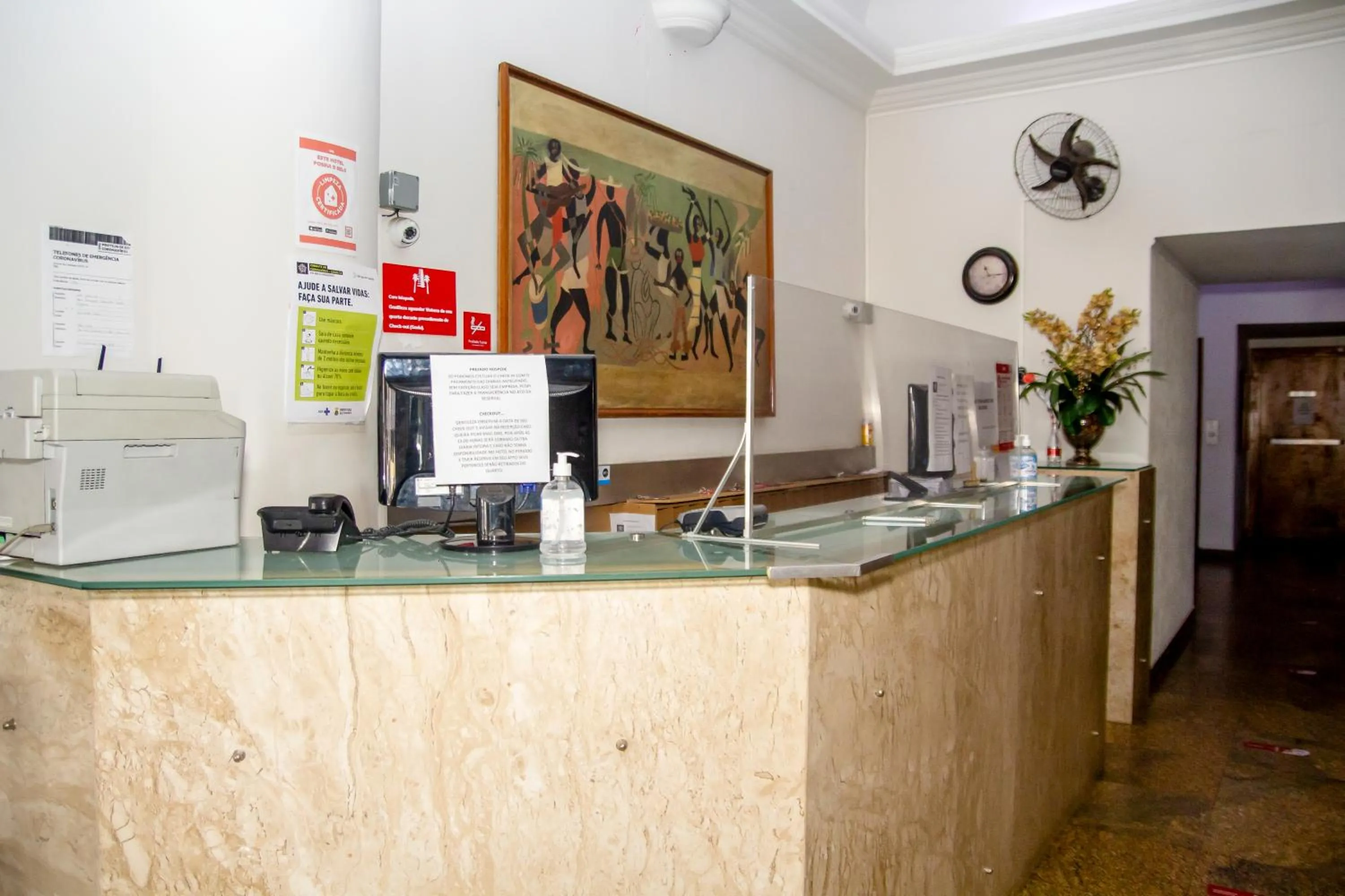 Lobby or reception in Amazonas Palace Hotel Belo Horizonte - Avenida Amazonas