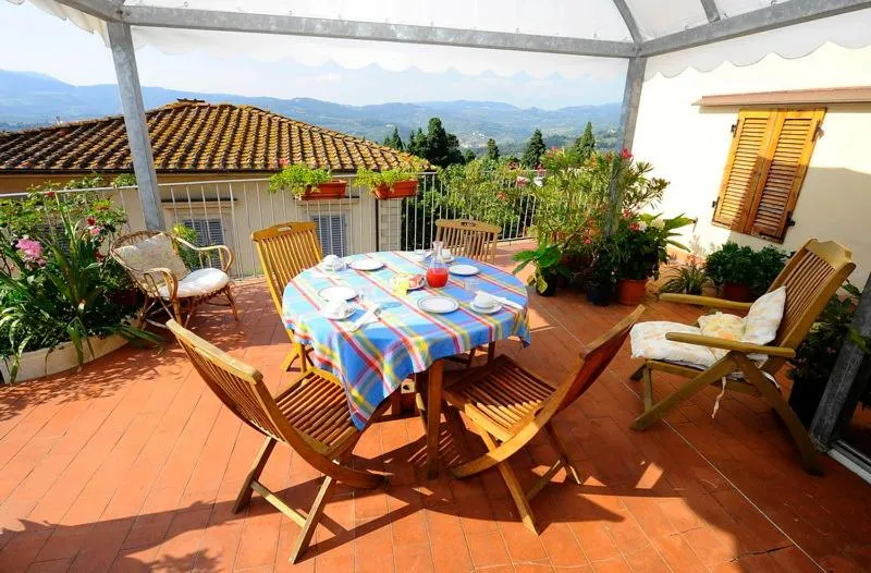 Balcony/Terrace in Albergo Villa Sorriso